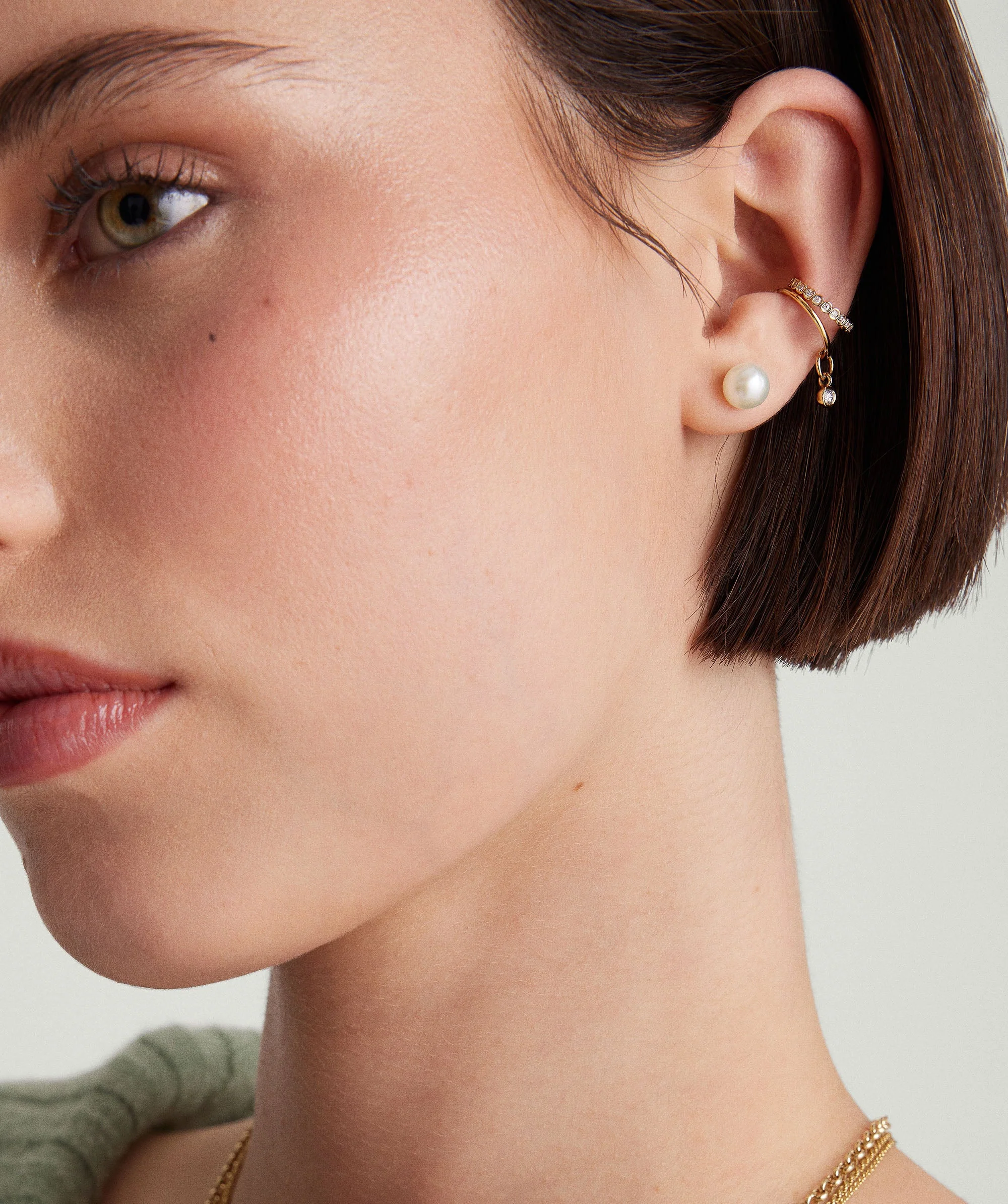 Pearl Oversized Studs - Image 3