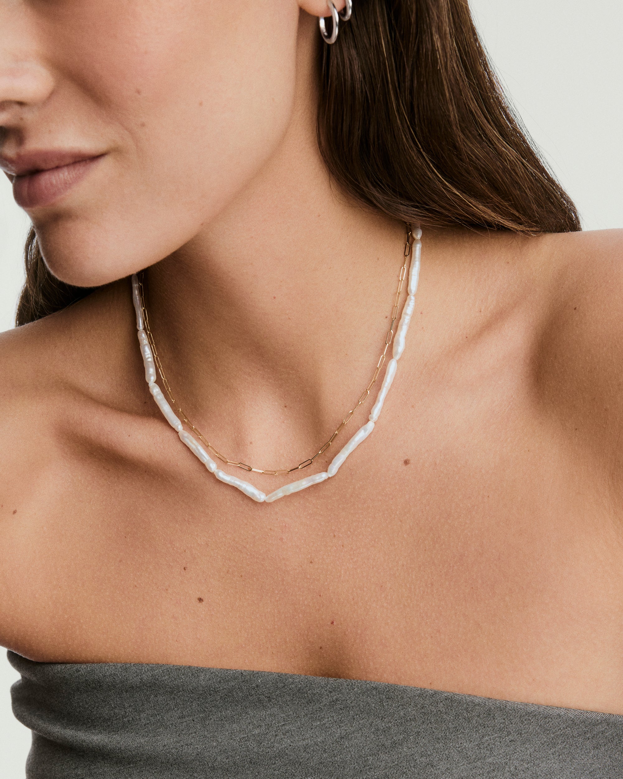 Phoebe Pearl Necklace - Image 3