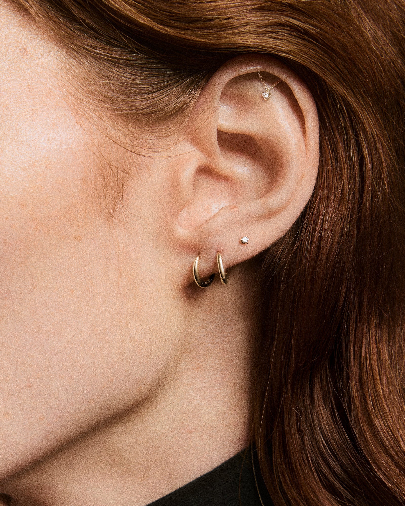 Piercing Studio - Single Lab Grown Diamond Helix Stud - Image 4