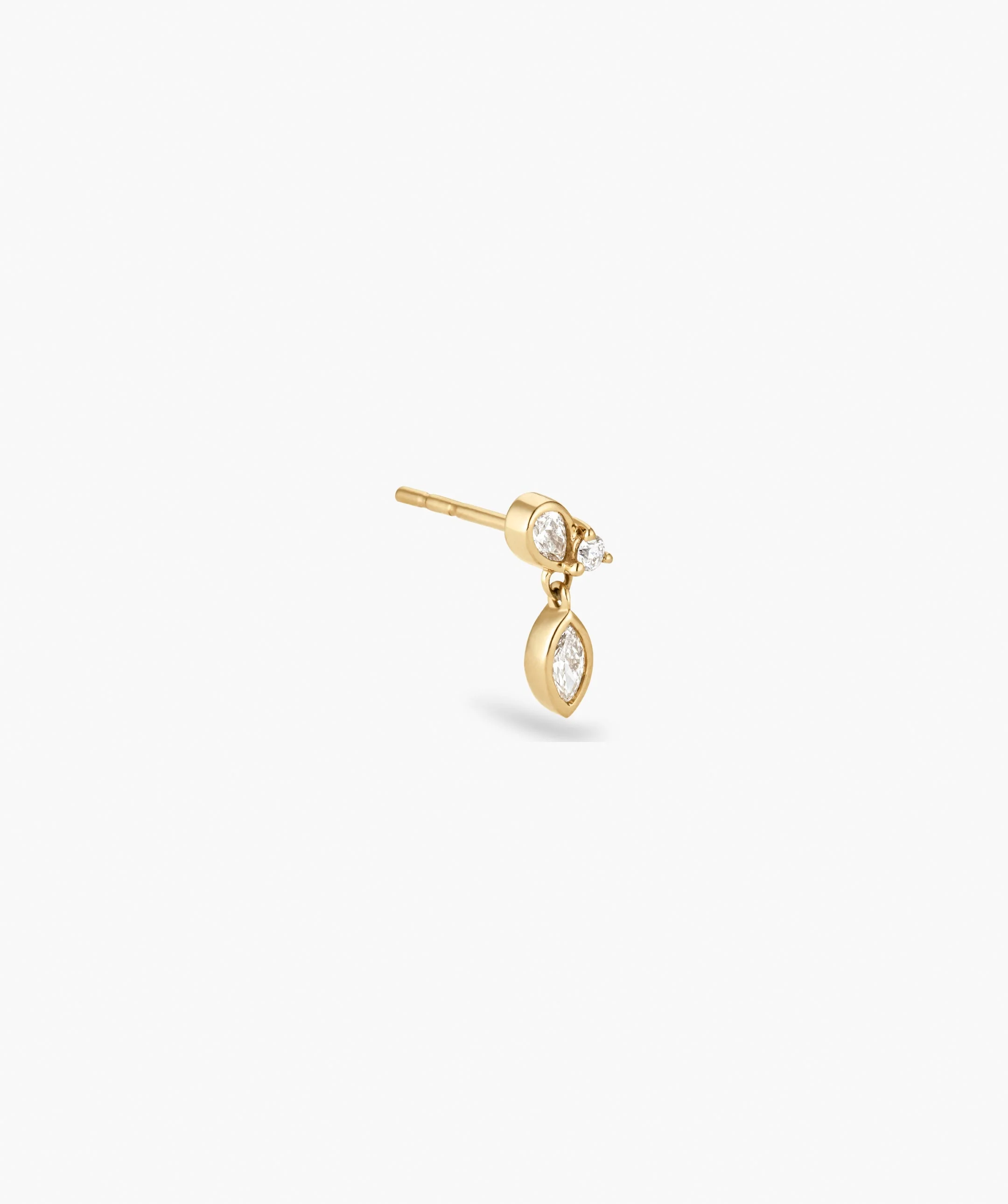 Piercing Studio - Single Lab Grown Diamond Drop Stud - Image 9