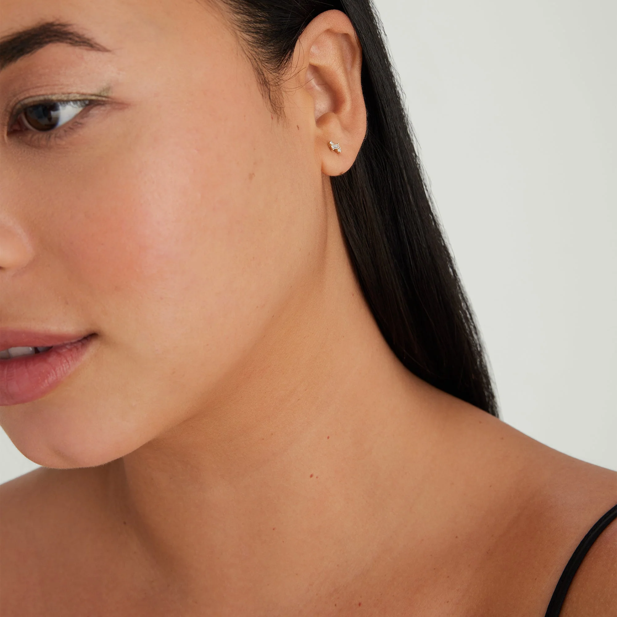 Piercing Studio - Diamond Trio Flat Back Studs - Image 4