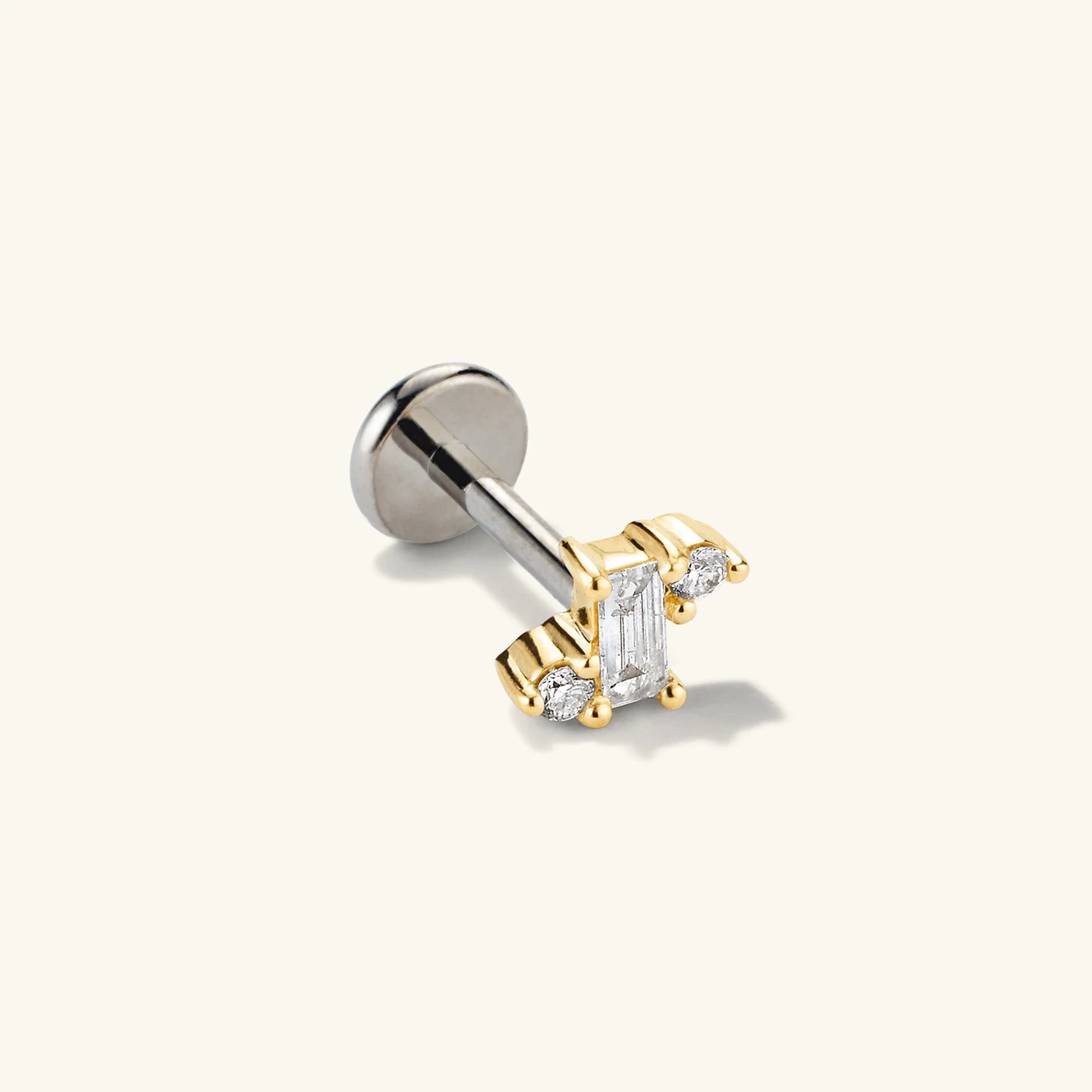 Piercing Studio - Diamond Trio Flat Back Studs - Image 8