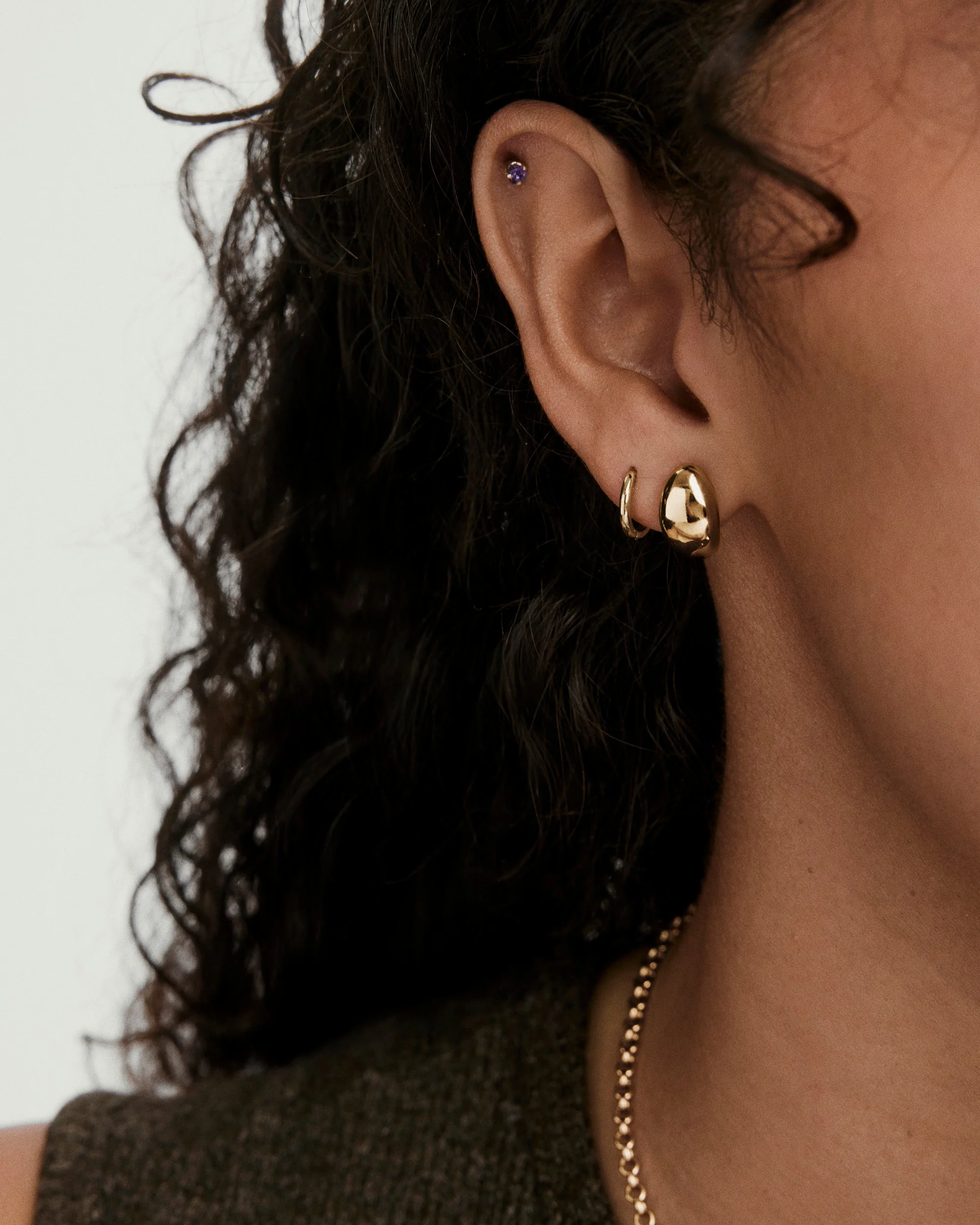 Piercing Studio - Single Gemstone Mini Flat Back Stud - Image 14
