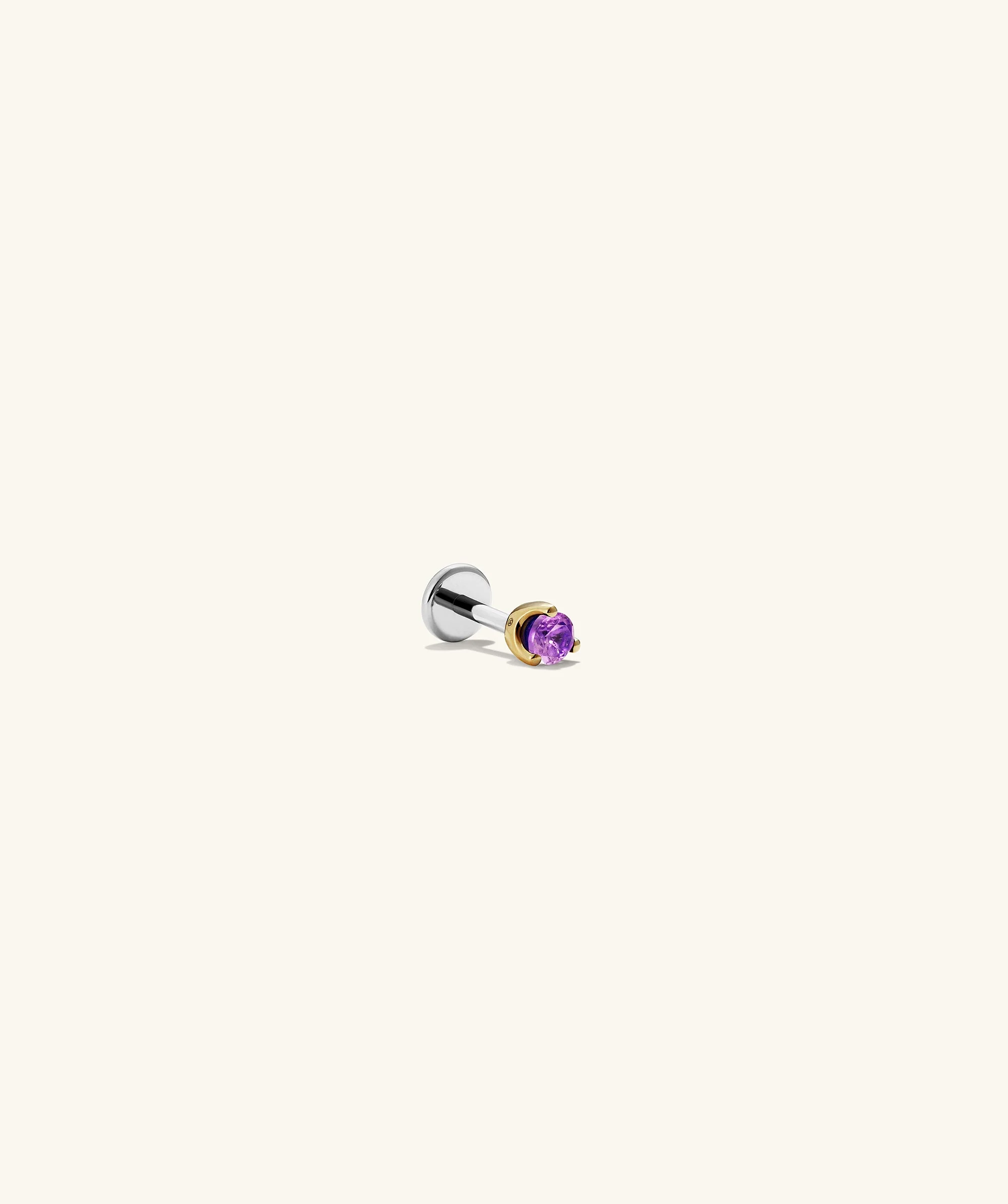 Piercing Studio - Single Gemstone Mini Flat Back Stud - Image 17