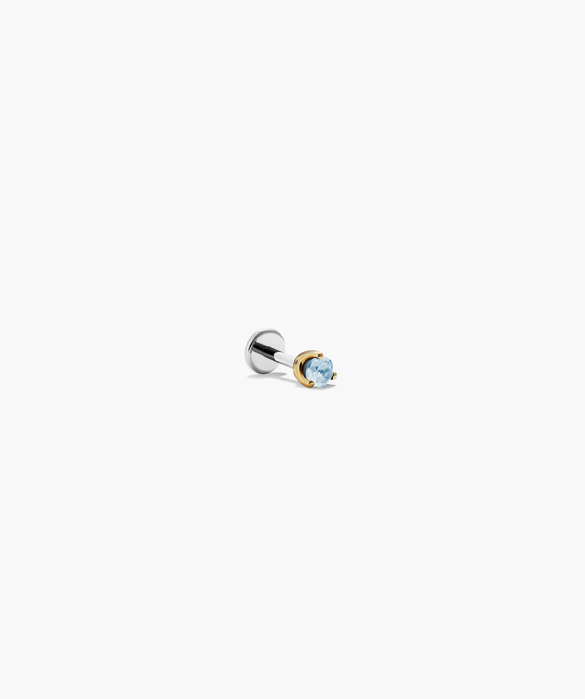 Piercing Studio - Single Gemstone Mini Flat Back Stud - Image 18