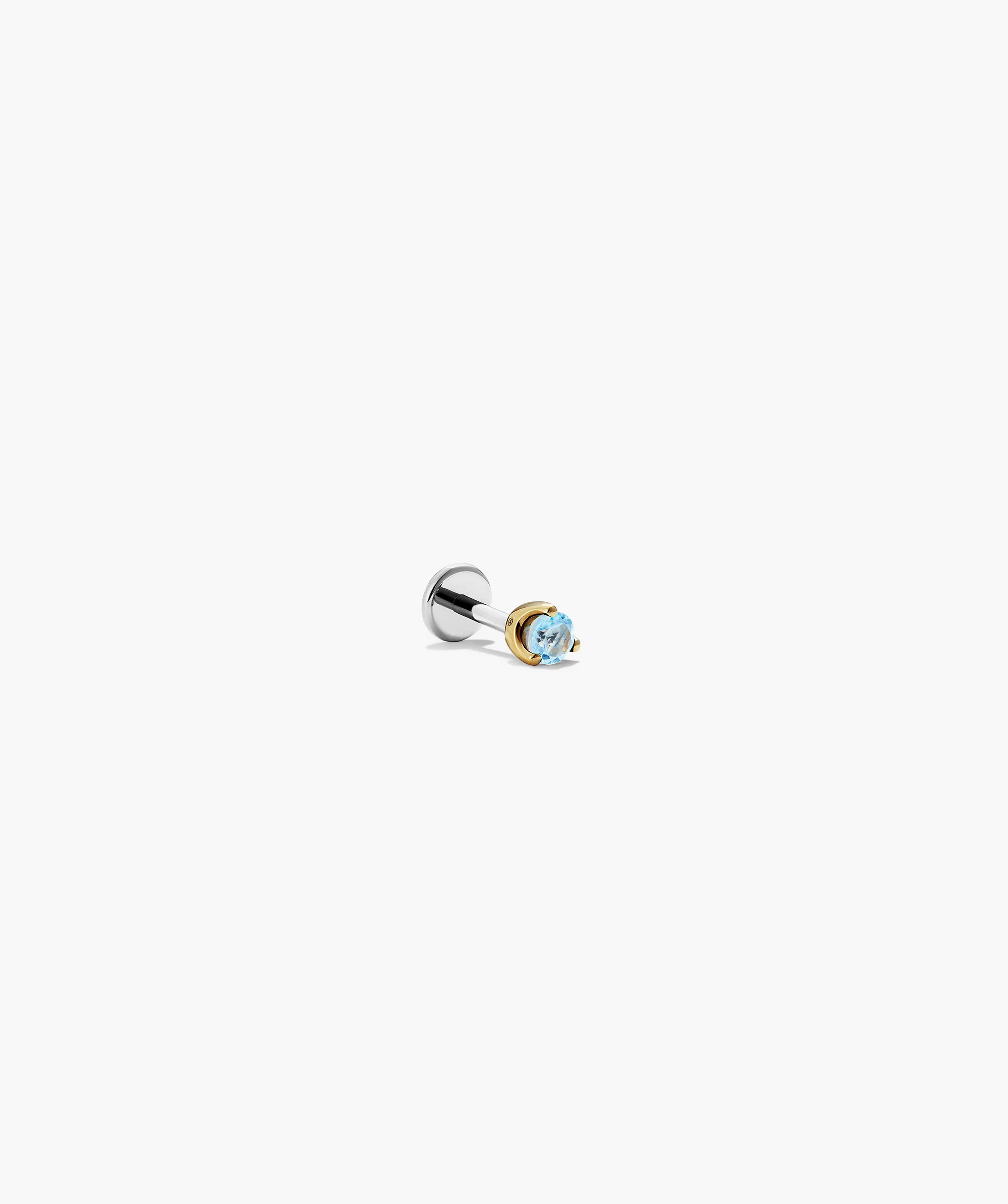 Piercing Studio - Single Gemstone Mini Flat Back Stud - Image 33