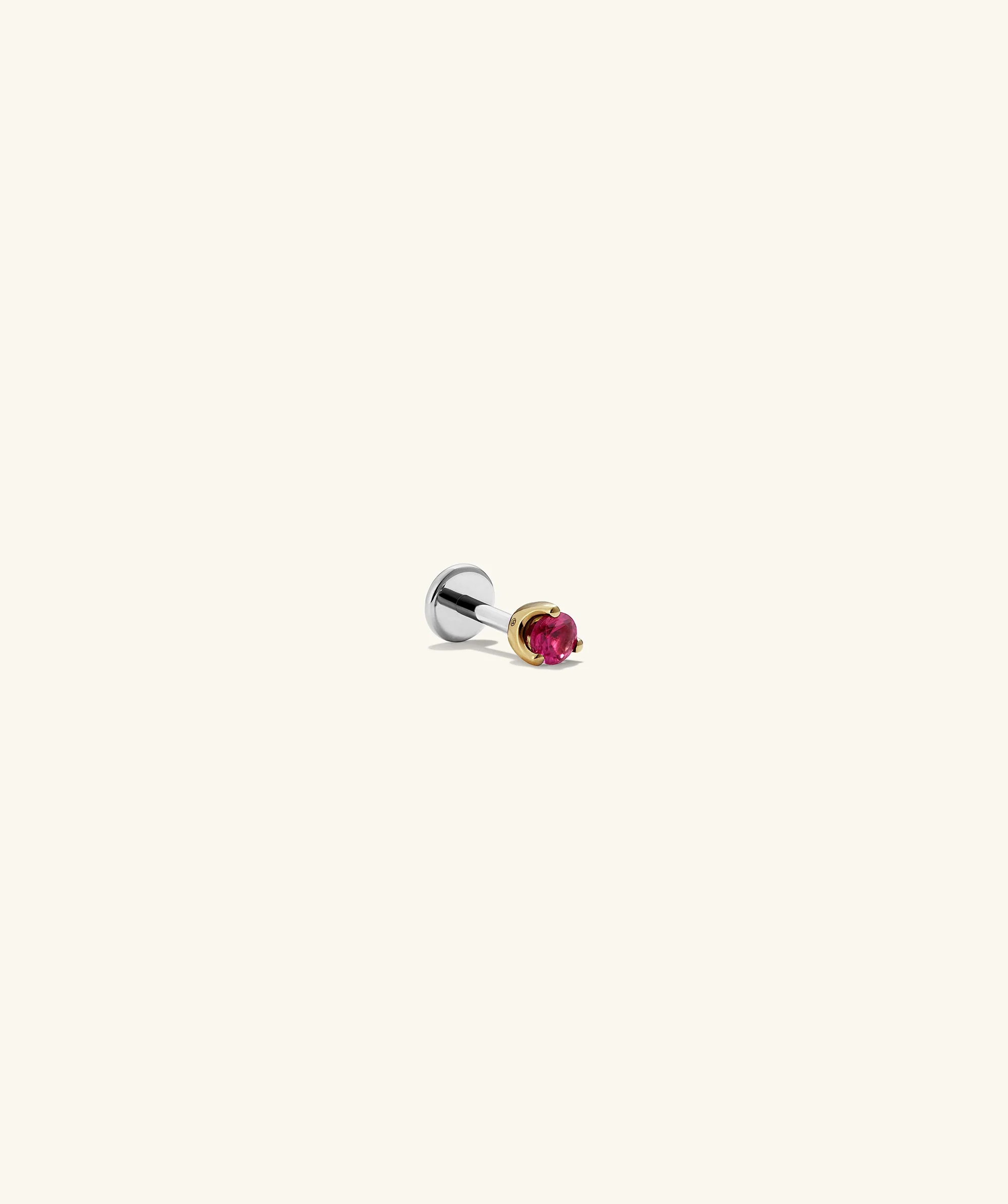 Piercing Studio - Single Gemstone Mini Flat Back Stud - Image 58