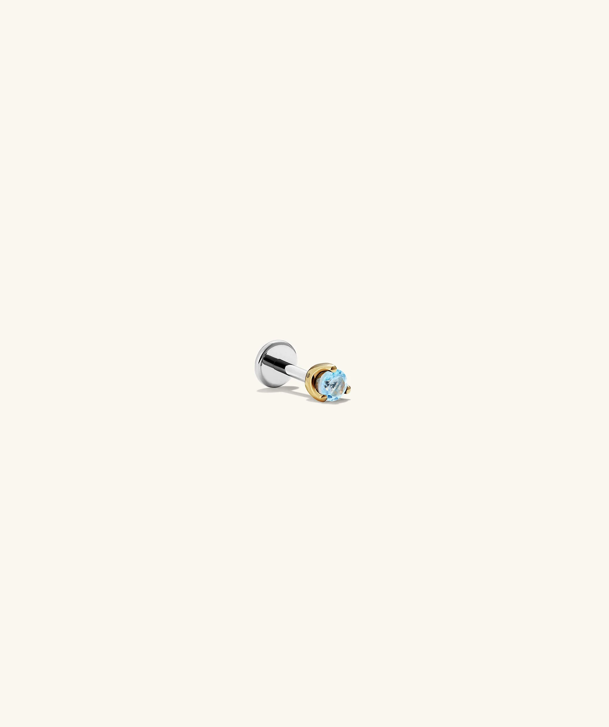 Piercing Studio - Single Gemstone Mini Flat Back Stud - Image 76