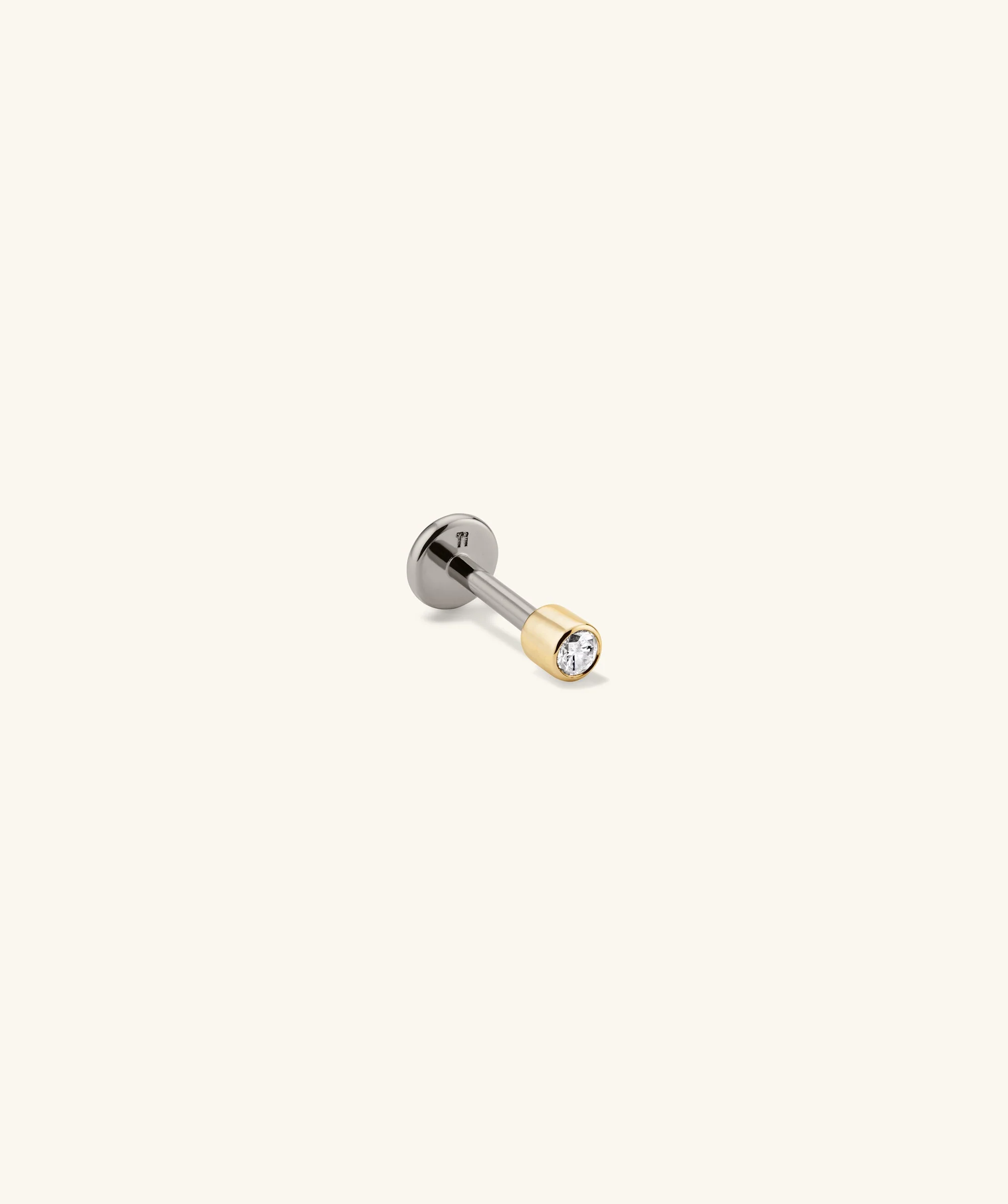 Piercing Studio - Single Micro Diamond Flat Back Stud - Image 5