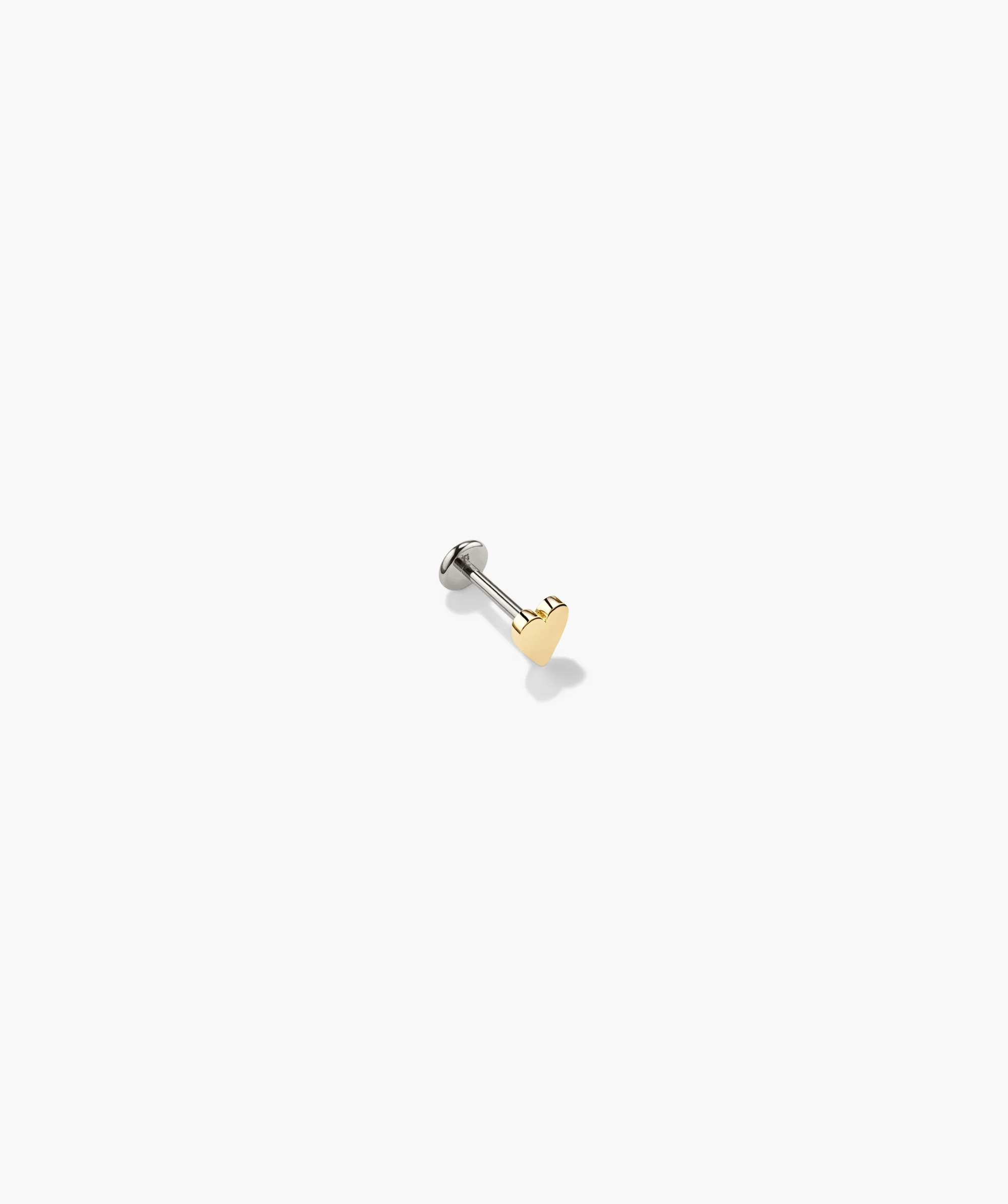 Piercing Studio - Mini Heart Flat Back Stud - Image 4