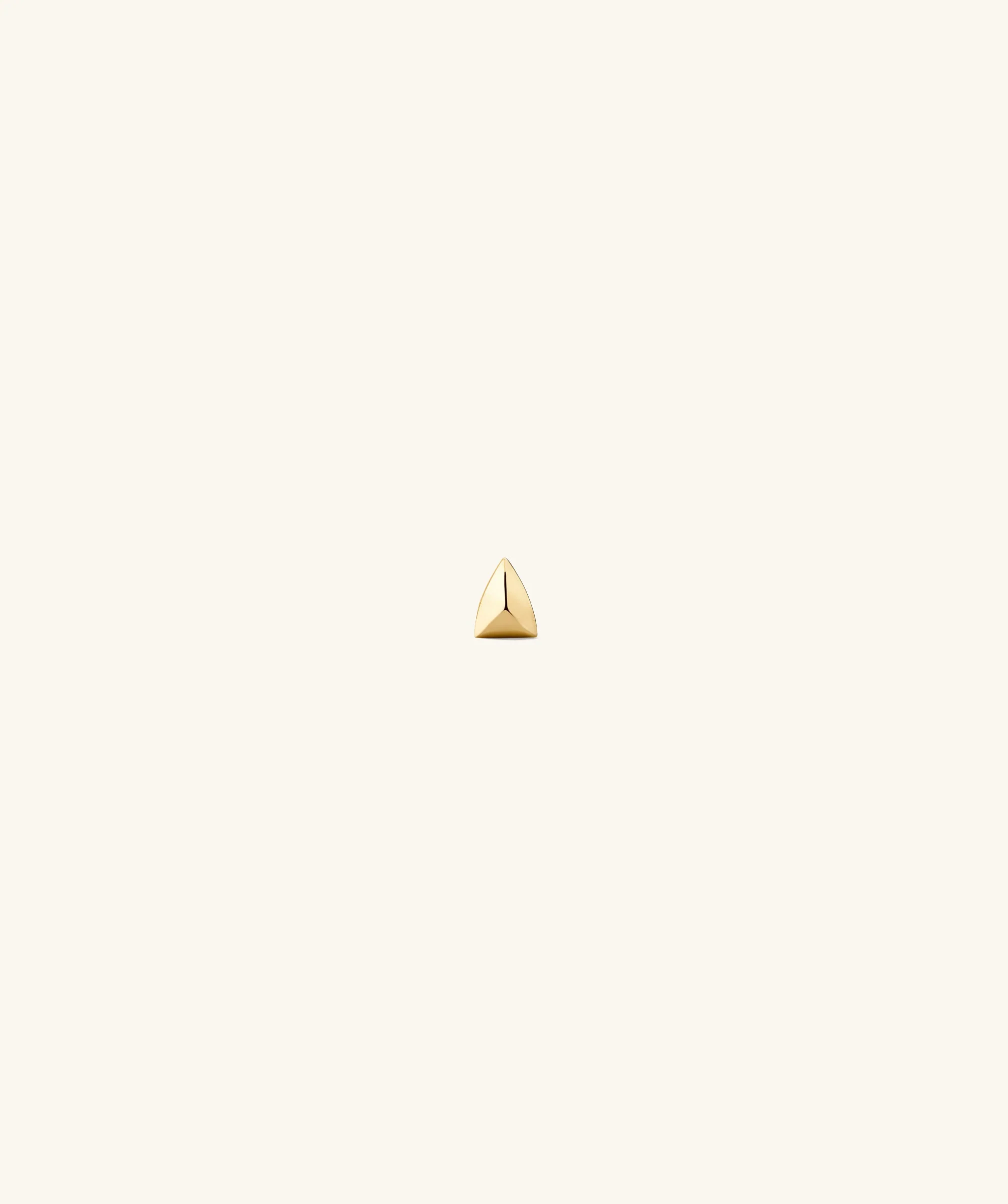 Piercing Studio - Single Puffy Pyramid Flat Back Stud - Image 2