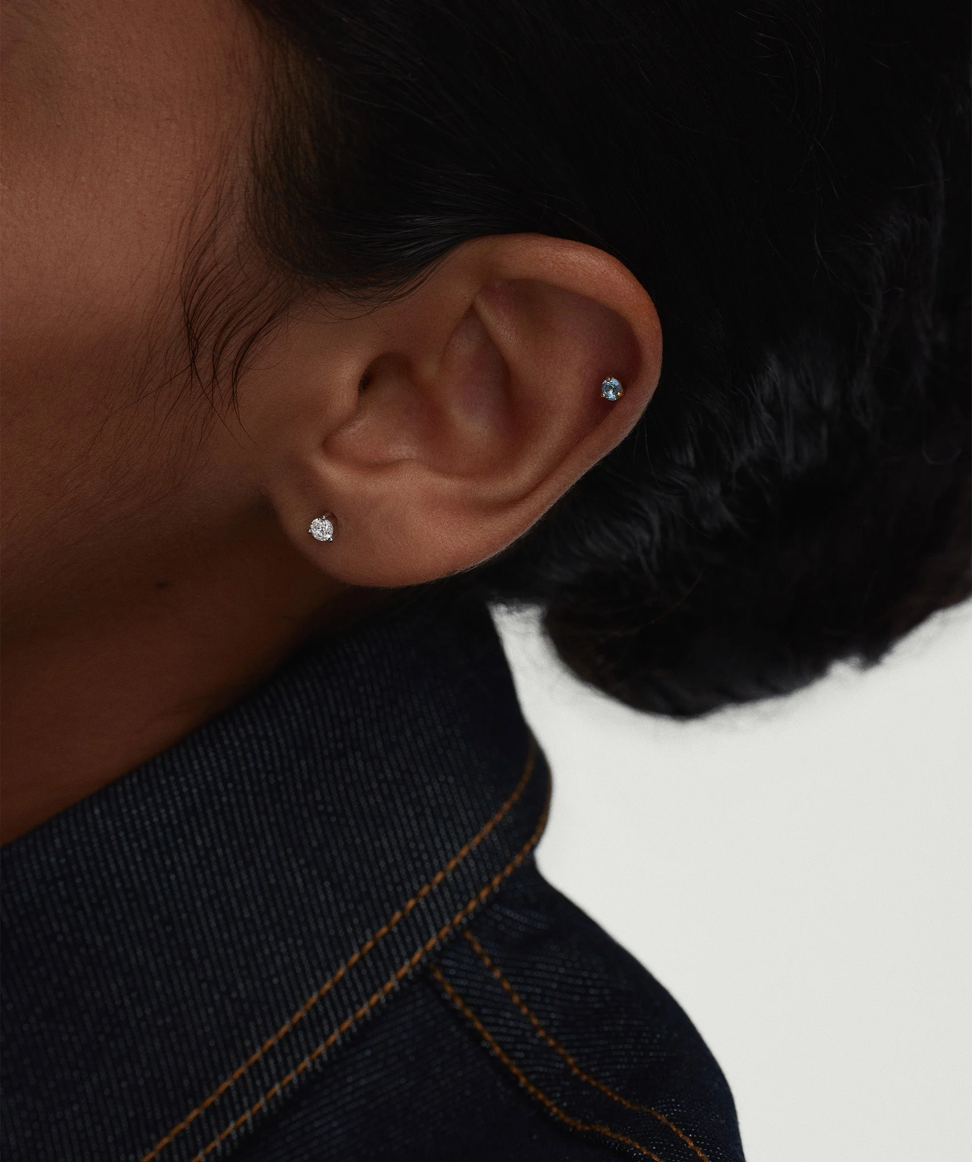 Piercing Studio - Single Round Diamond Flat Back Stud - Image 9