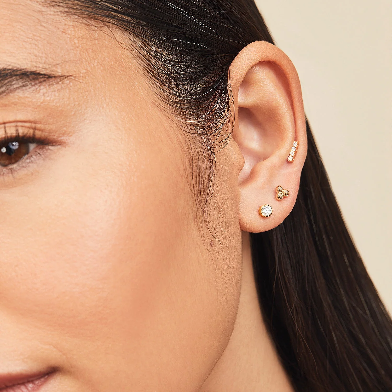 Piercing Studio - Solo Diamond Flat Back Stud - Image 7