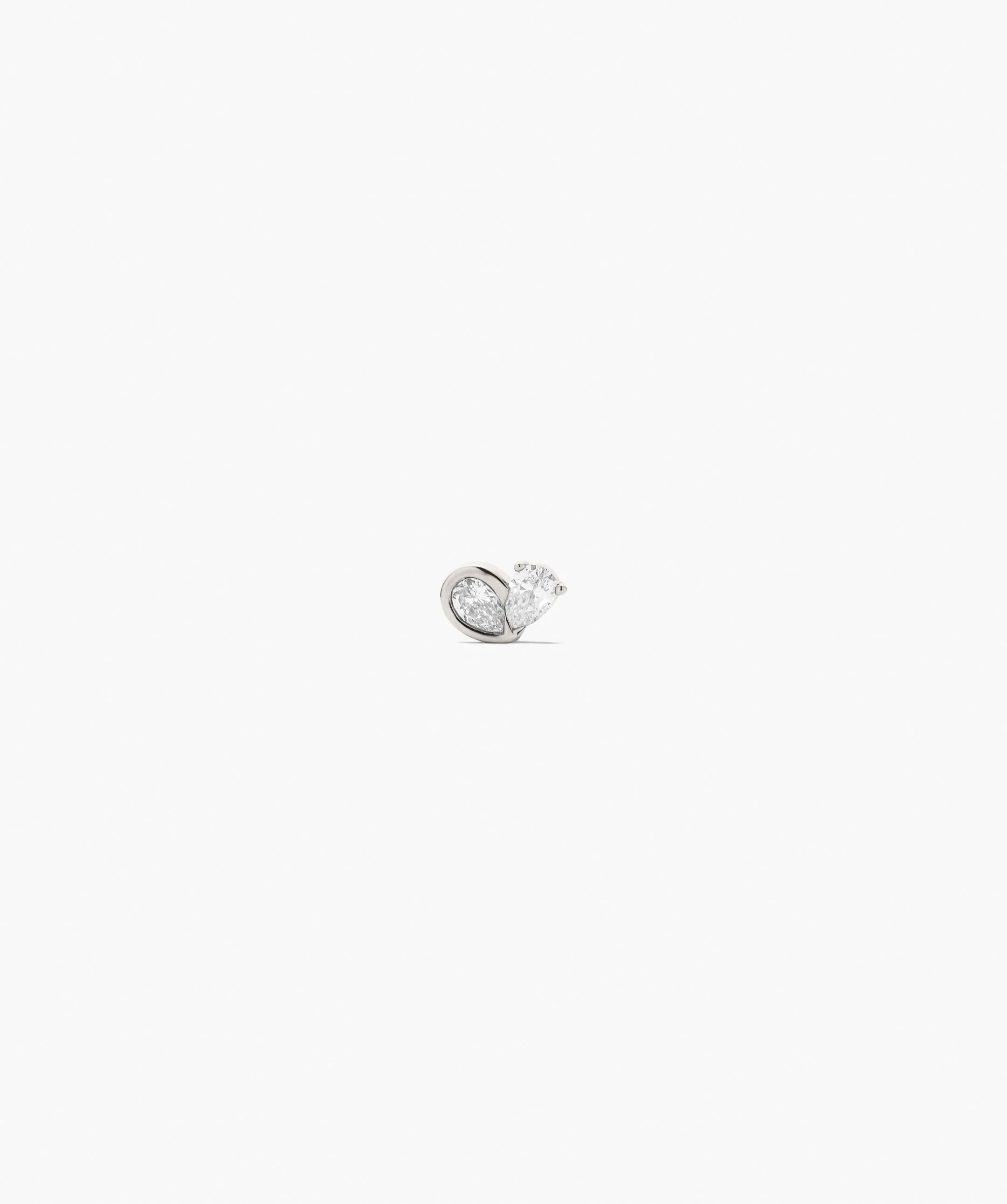 Piercing Studio - Two of Hearts Lab Grown Diamond Stud - Image 5