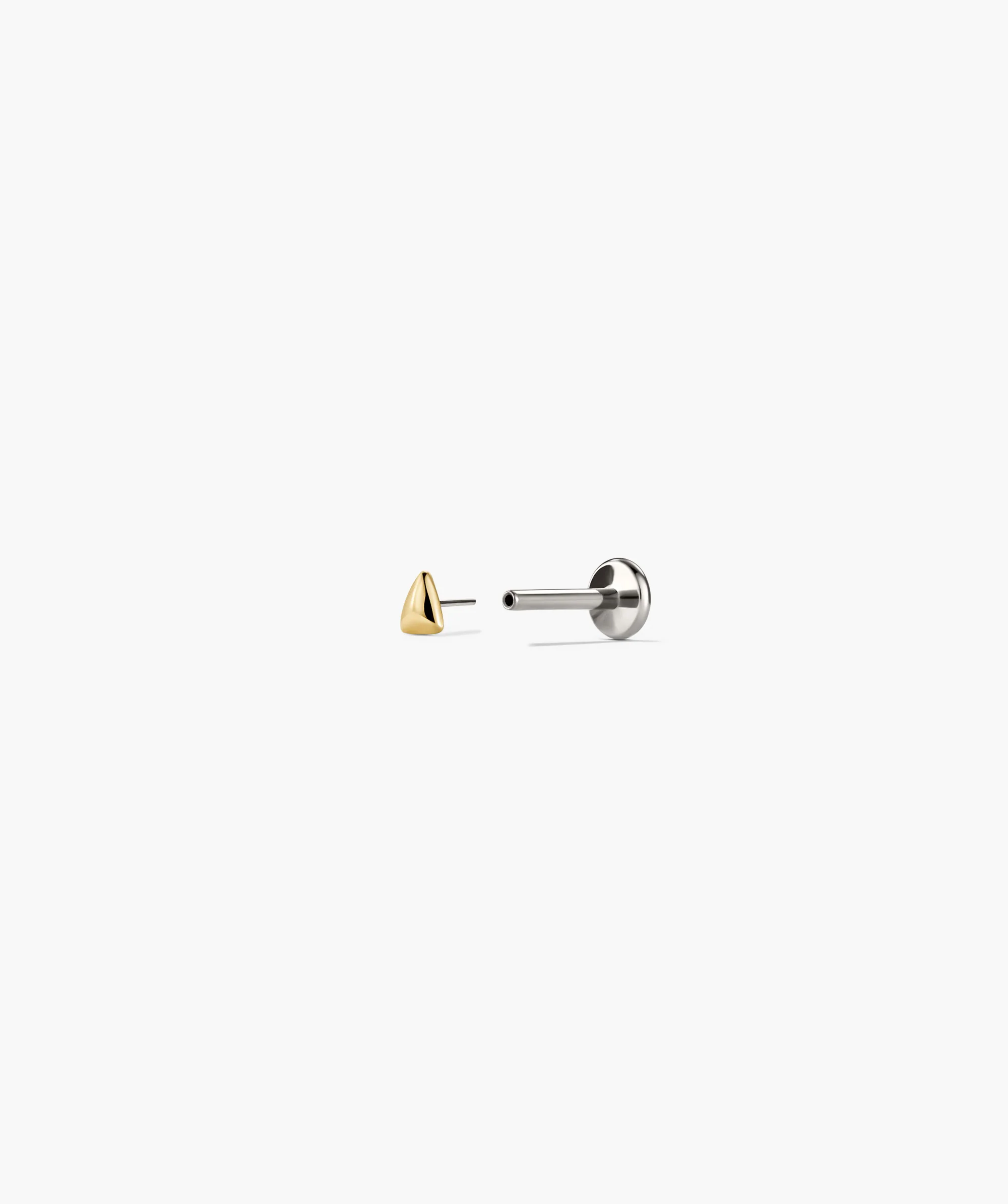 Single Puffy Pyramid Stud - Image 4