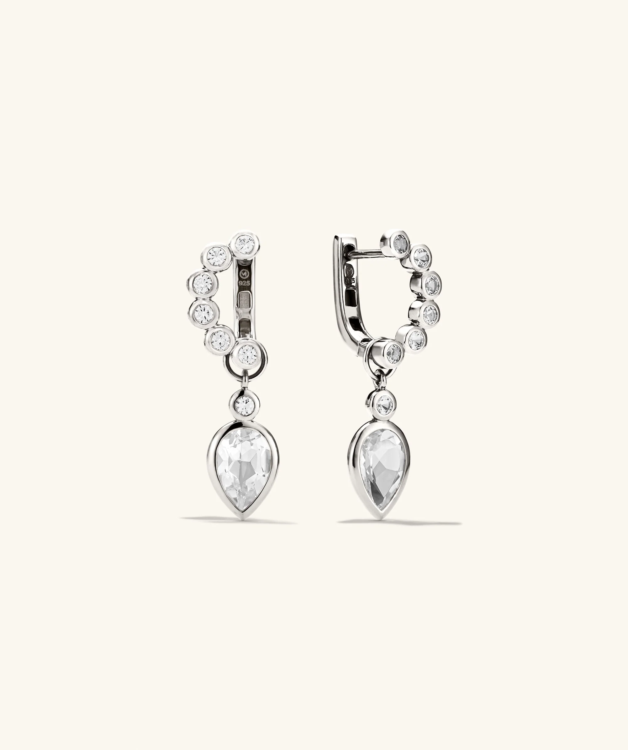 Remy Gemstone Charm Hoops - Image 17