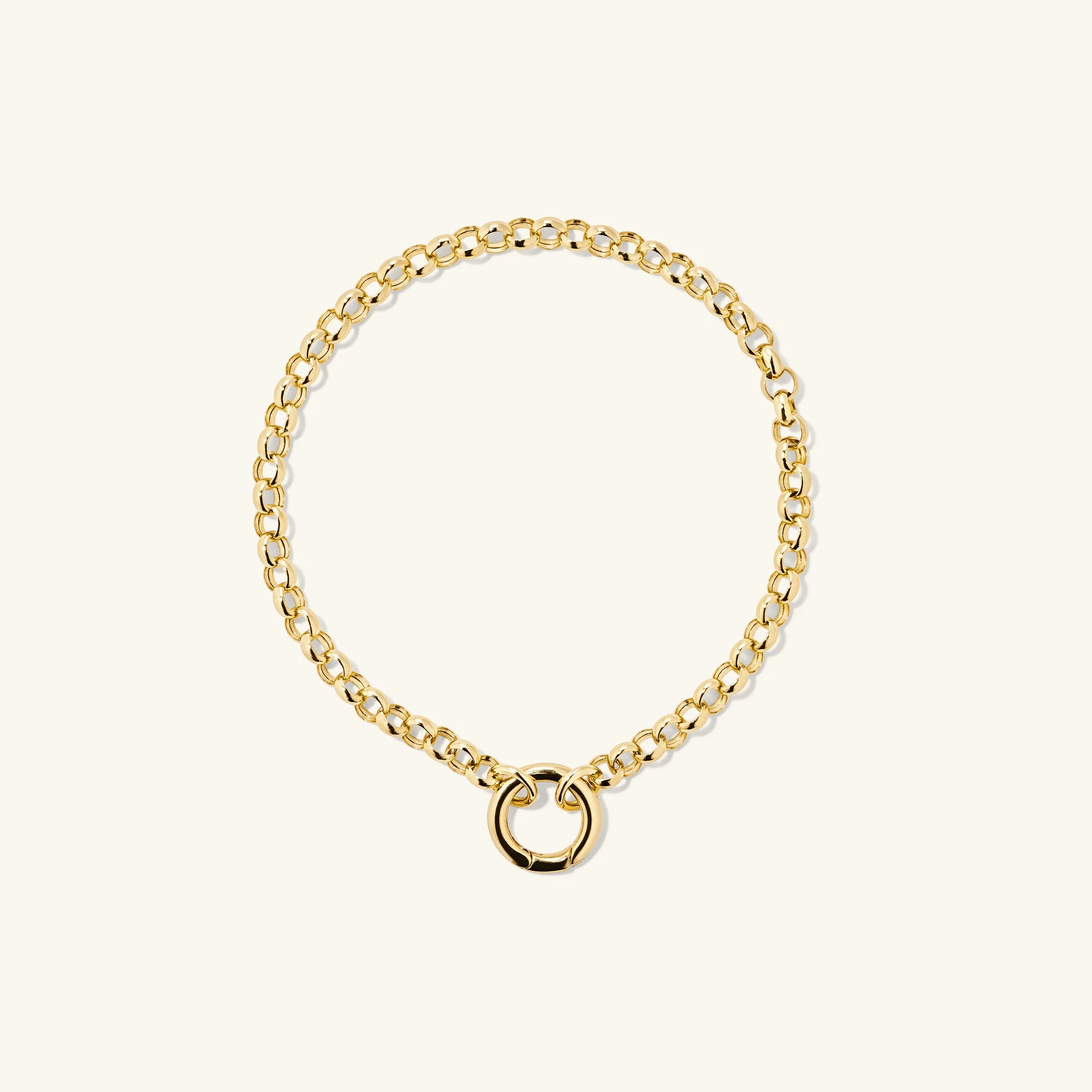 Rolo Chain Charm Bracelet - Image 3