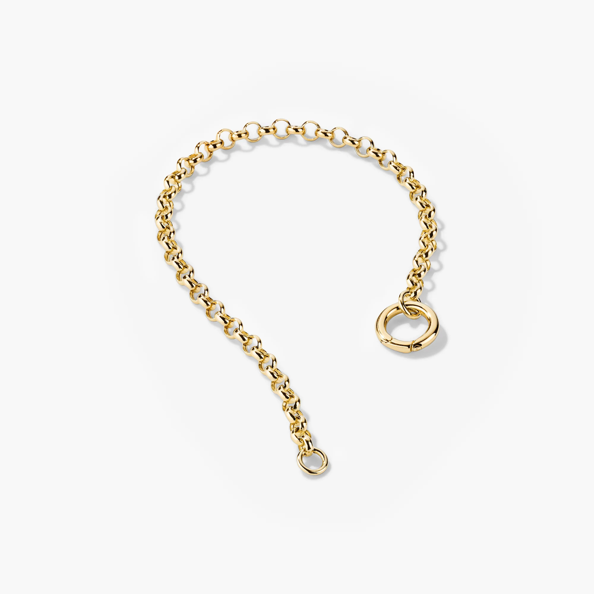 Rolo Chain Charm Bracelet - Image 4