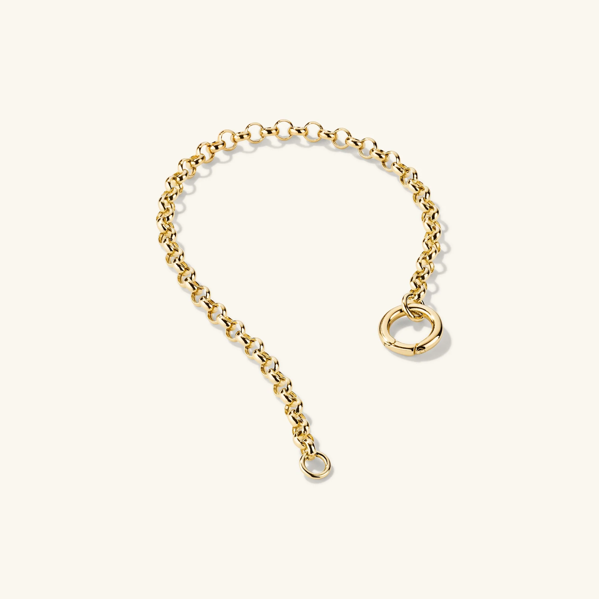 Rolo Chain Charm Bracelet - Image 8