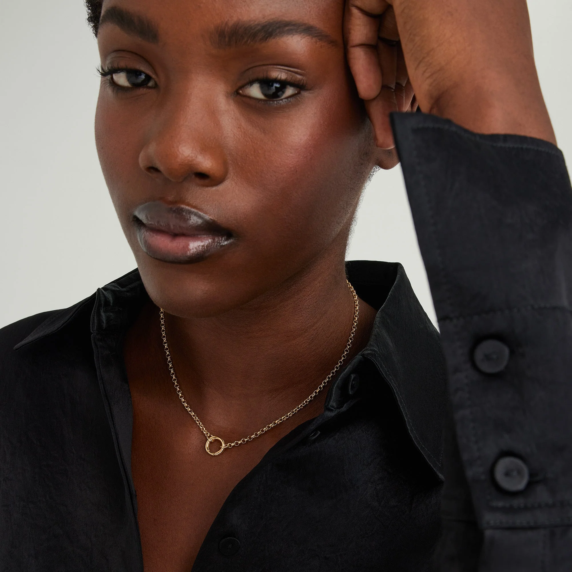 Rolo Chain Charm Necklace - Image 5