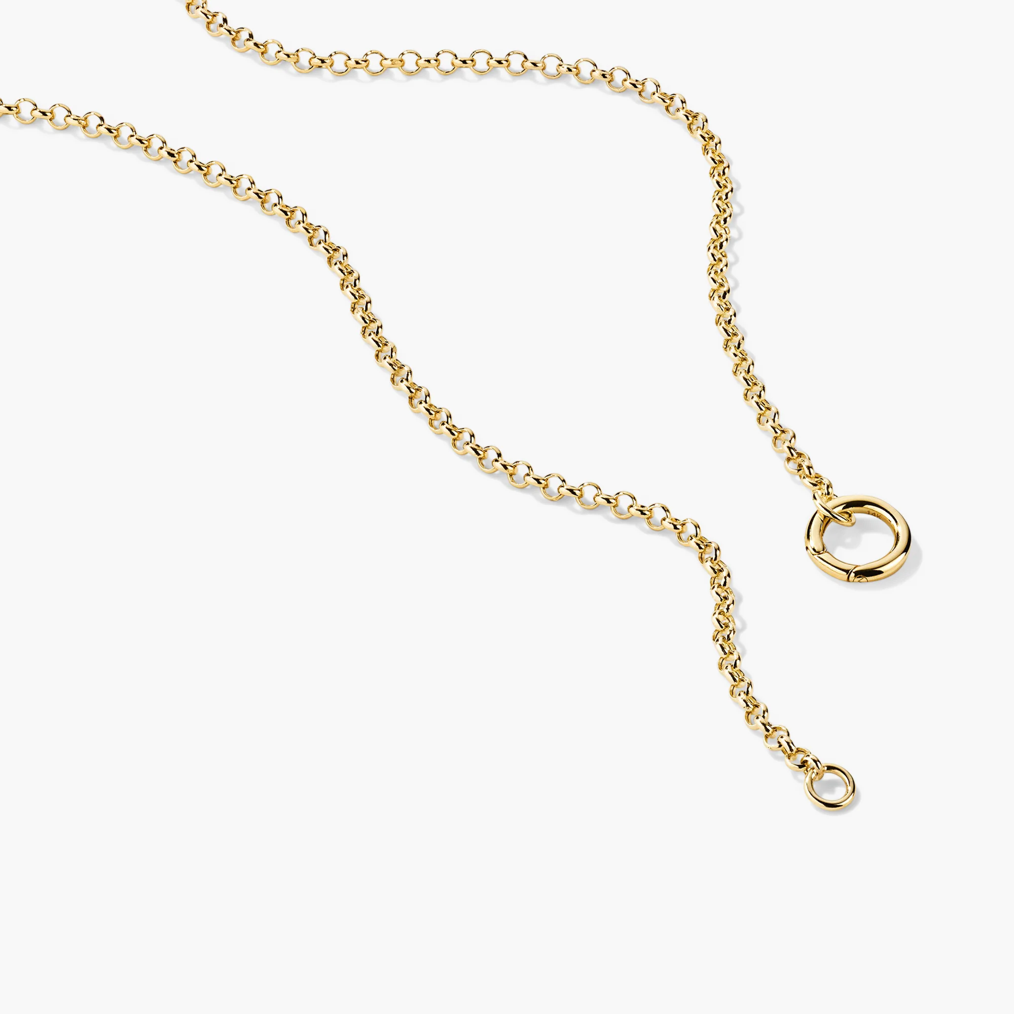 Rolo Chain Charm Necklace - Image 6