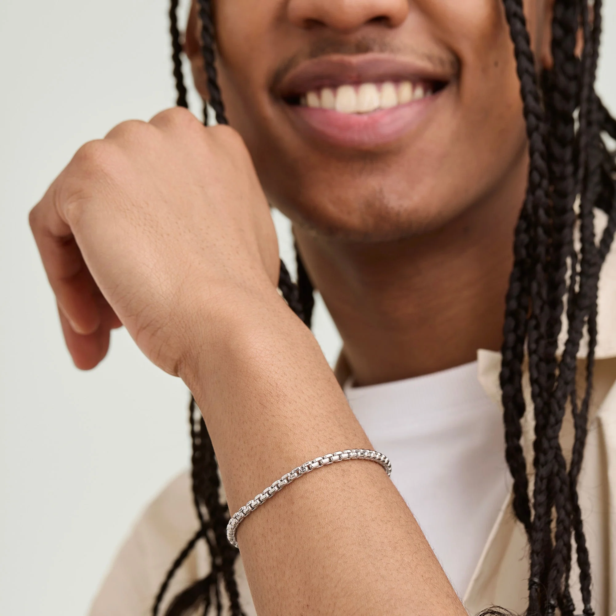 Round Box Chain Bracelet - Image 17