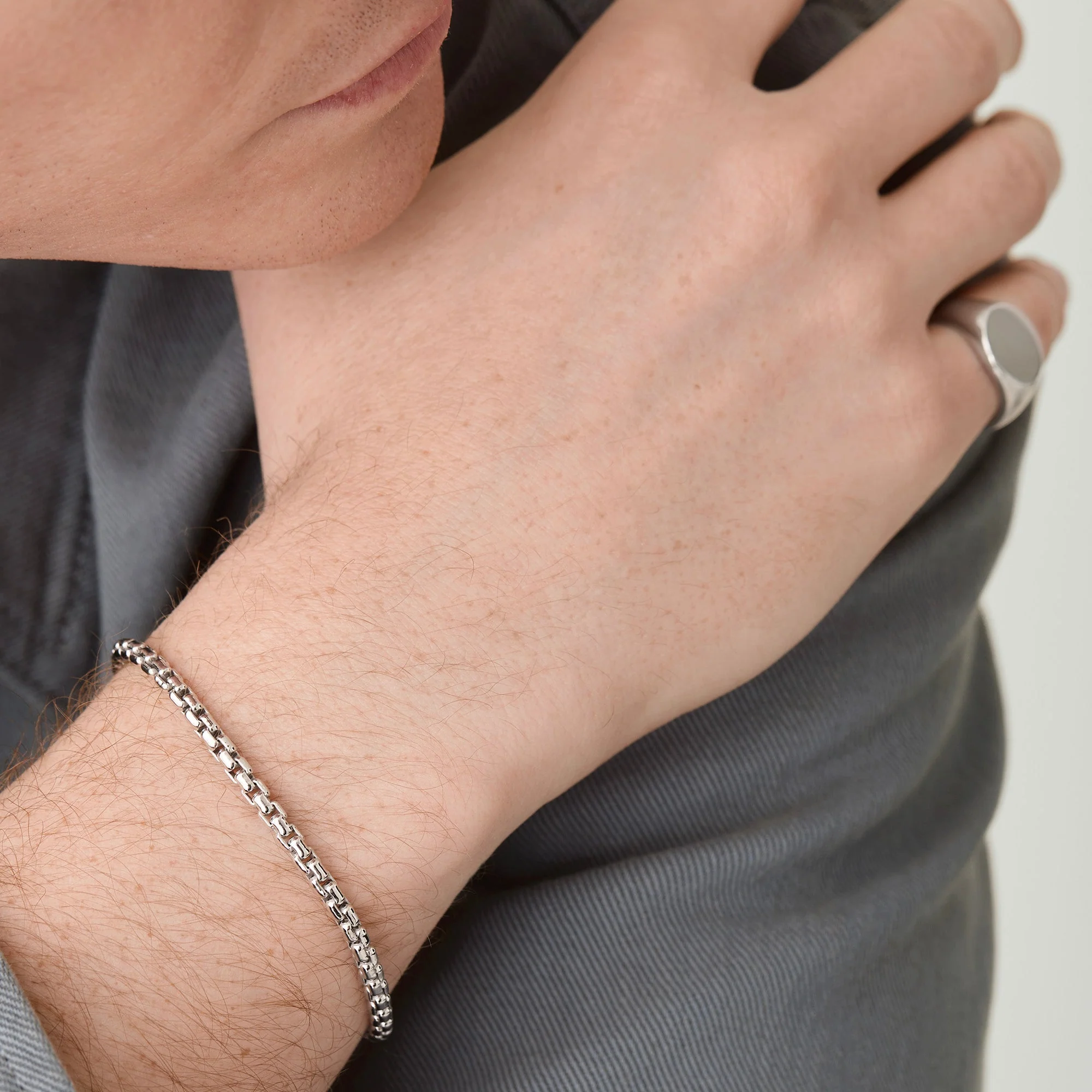 Round Box Chain Bracelet - Image 19