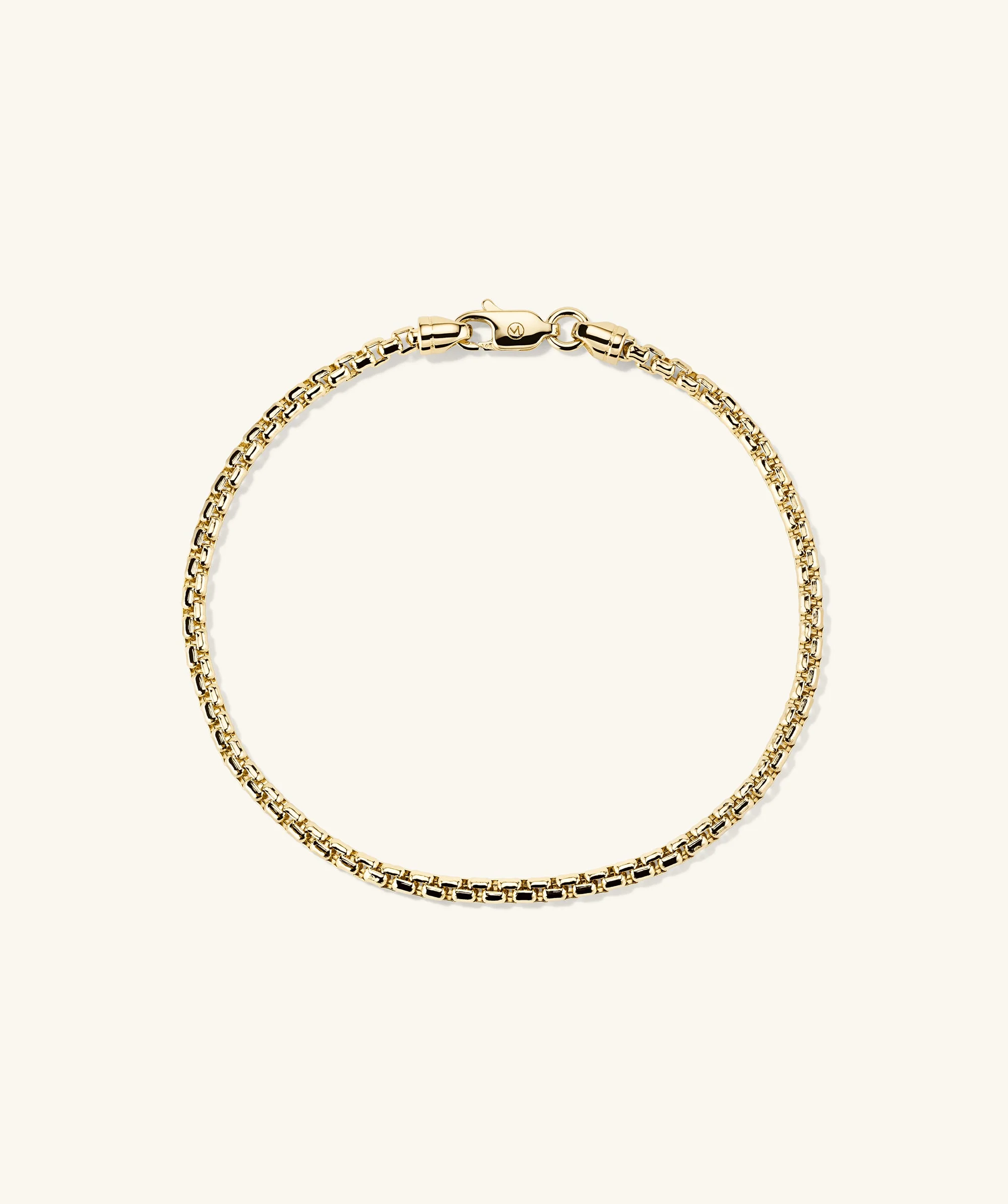 Round Box Chain Bracelet - Image 3