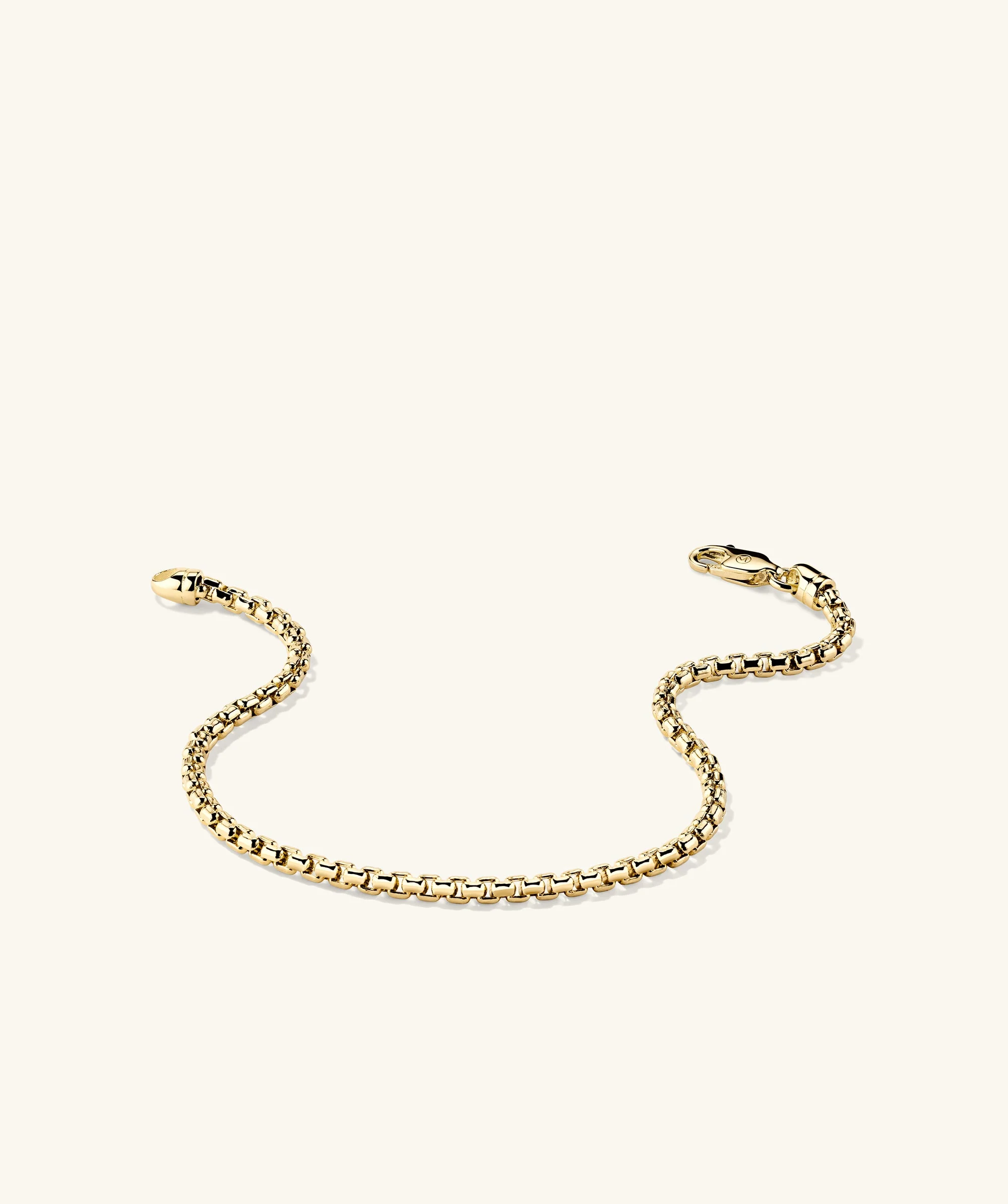 Round Box Chain Bracelet - Image 4