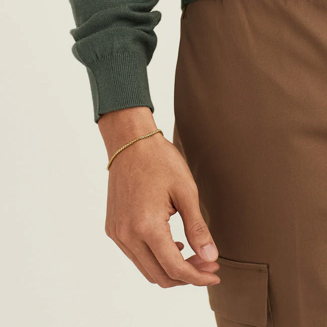 Round Box Chain Bracelet - Image 5
