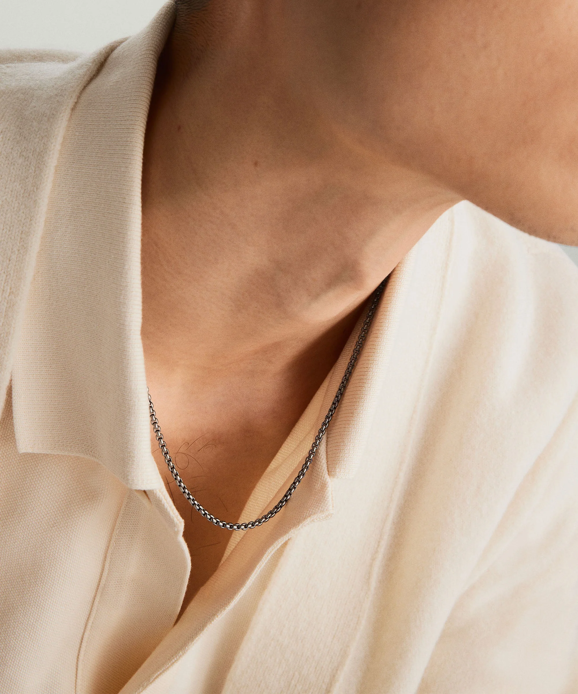 Round Box Chain Necklace - Image 20