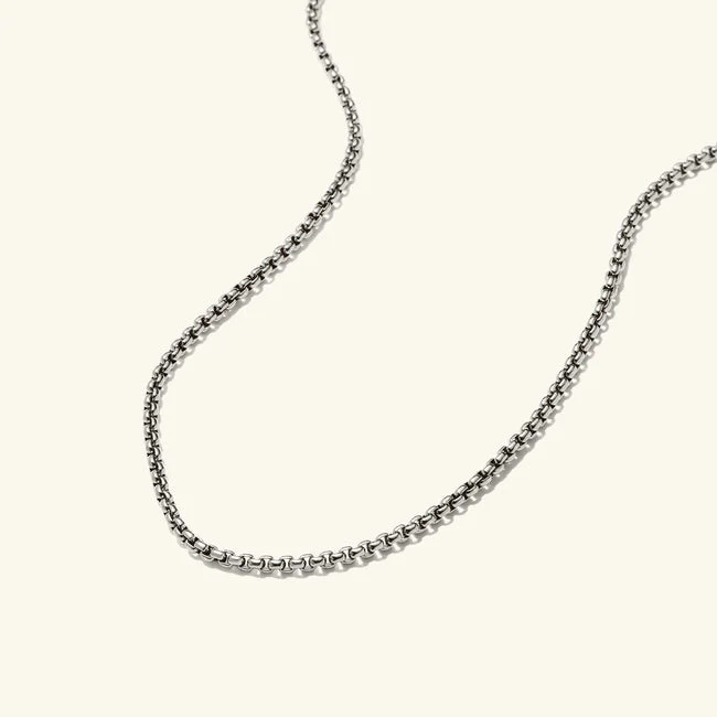 Round Box Chain Necklace - Image 22