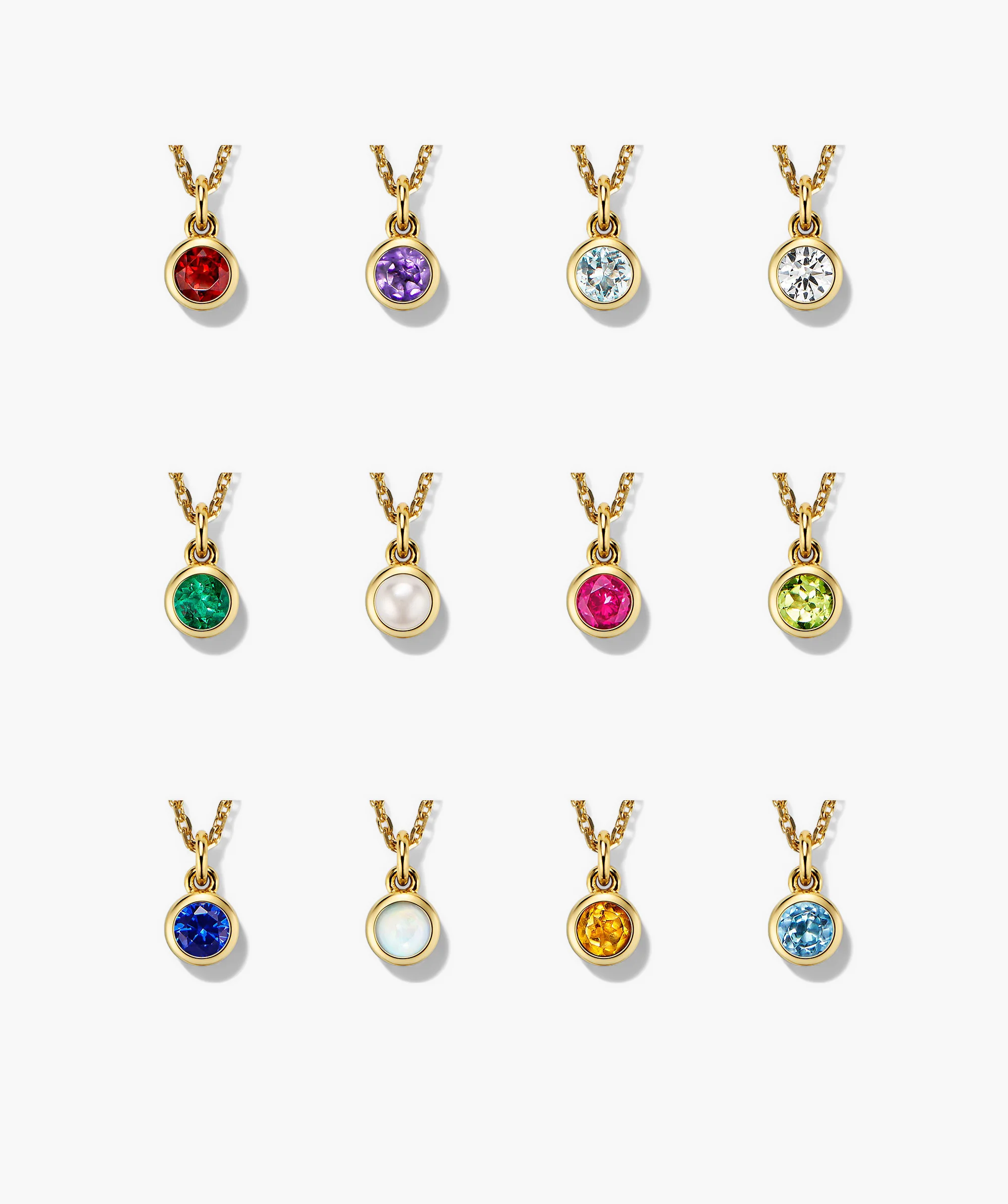 Sia Birthstone Pendant Necklace - Image 3