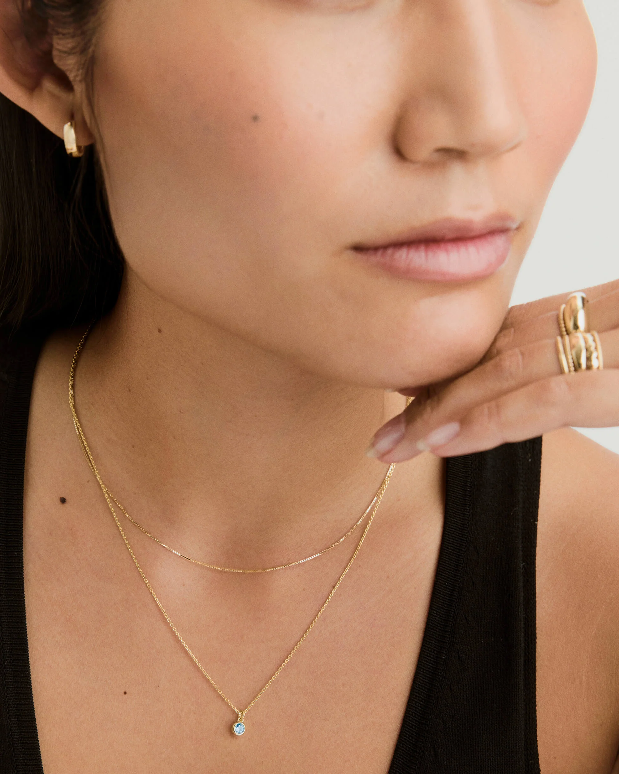 Sia Birthstone Pendant Necklace - Image 34