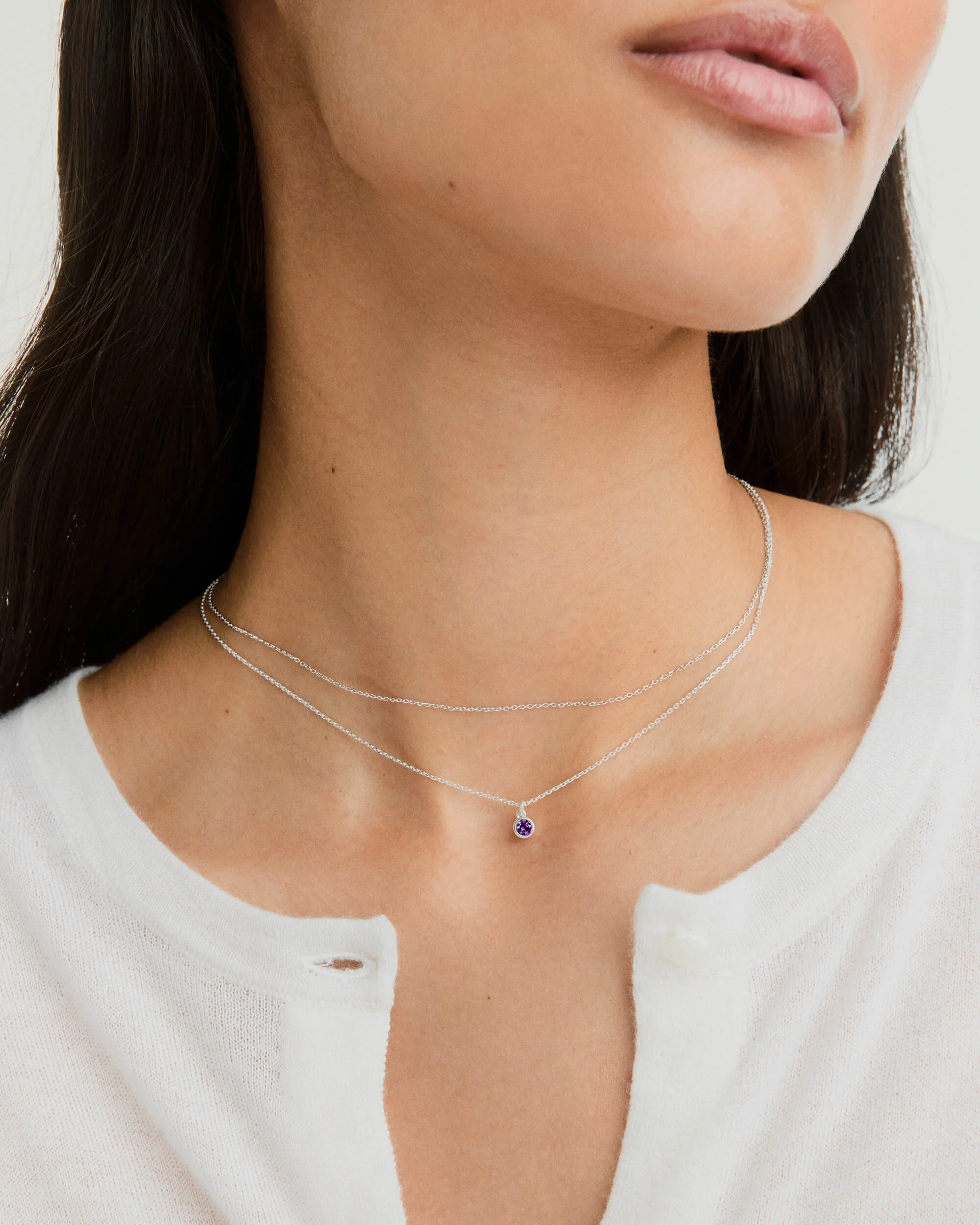 Sia Birthstone Pendant Necklace - Image 39