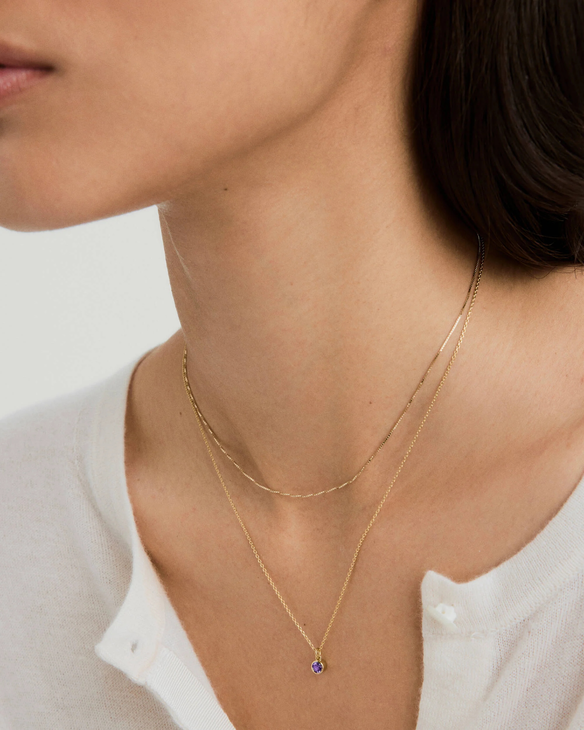 Sia Birthstone Pendant Necklace - Image 9
