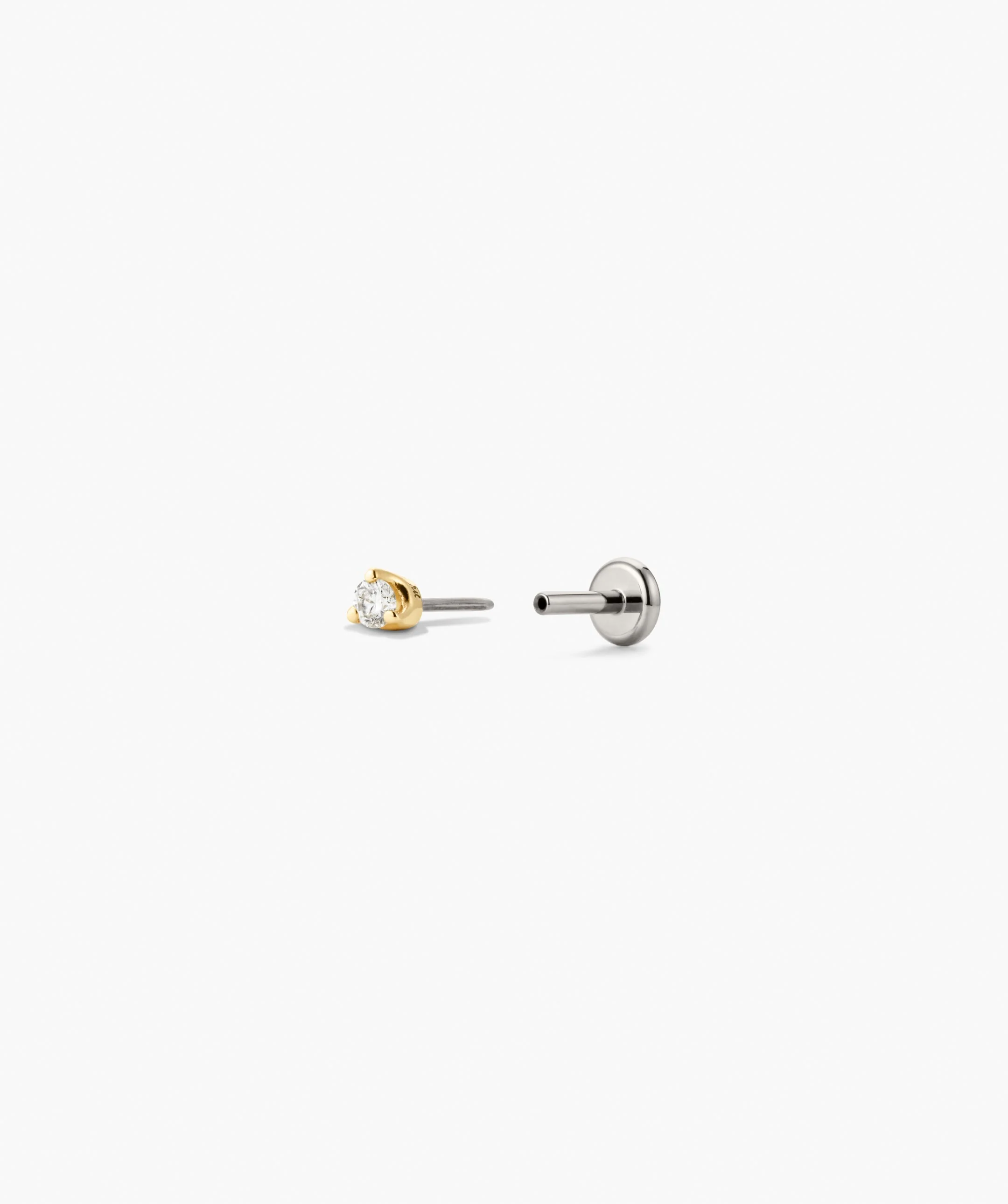 Single Baby Diamond Stud - Image 5