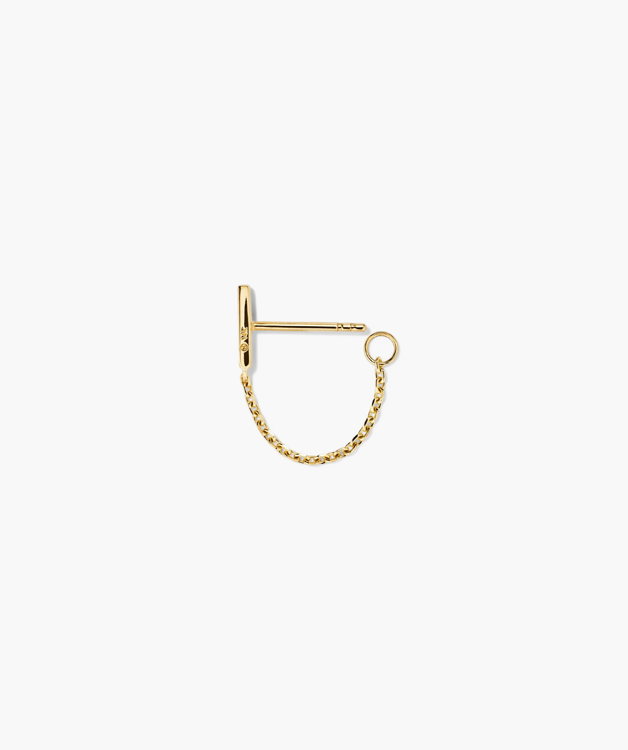 Single Bar Chain Stud - Image 4