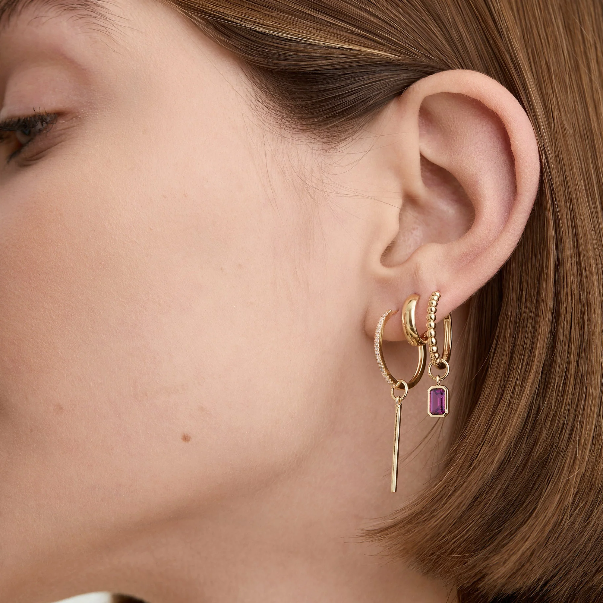 Single Bar Hoop Charm - Image 7