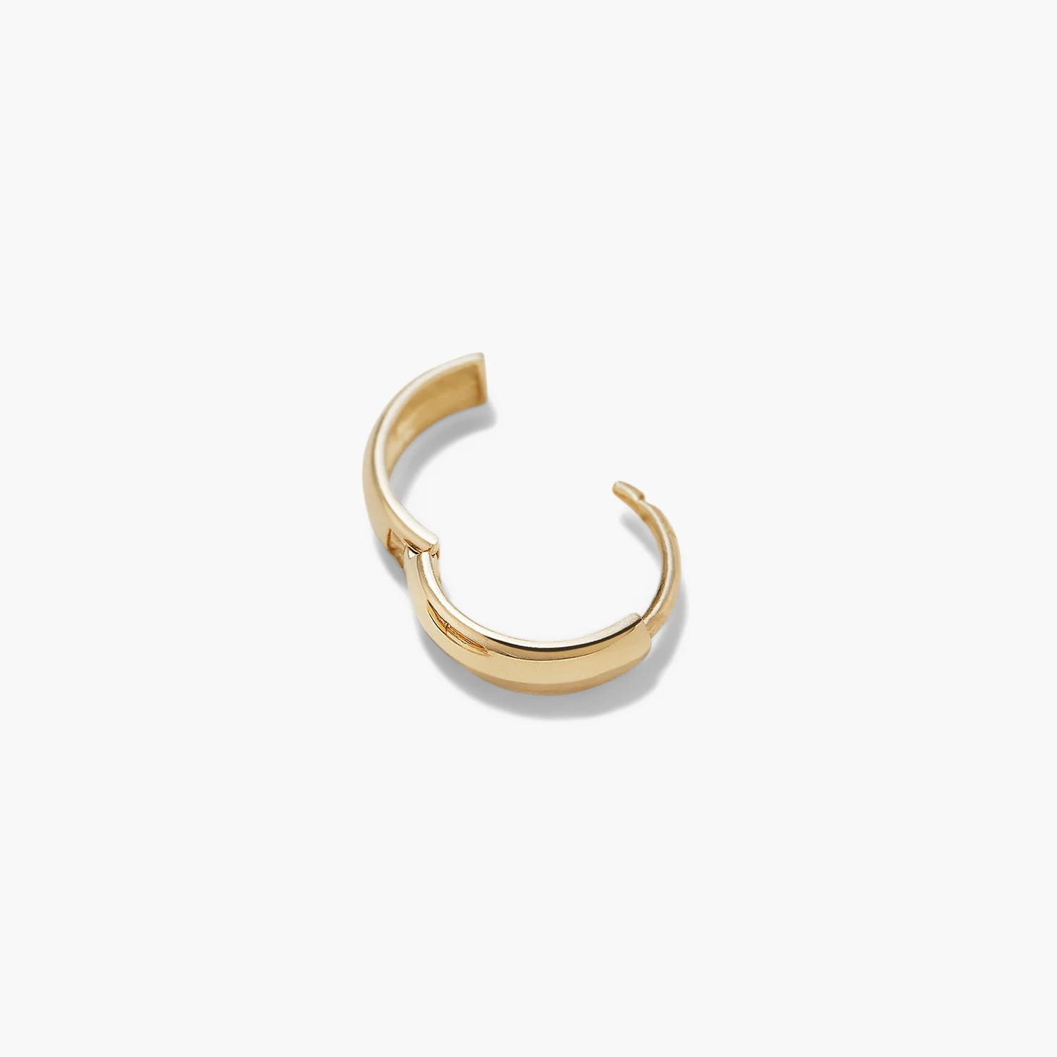Single Bold Huggie Hoop - Image 4