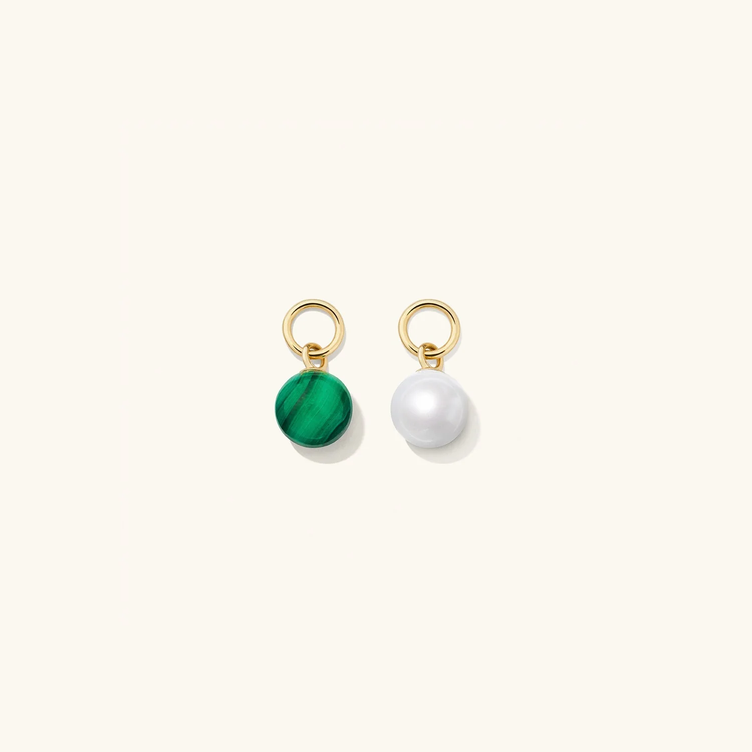 Single Pearl Hoop Charm - Image 8