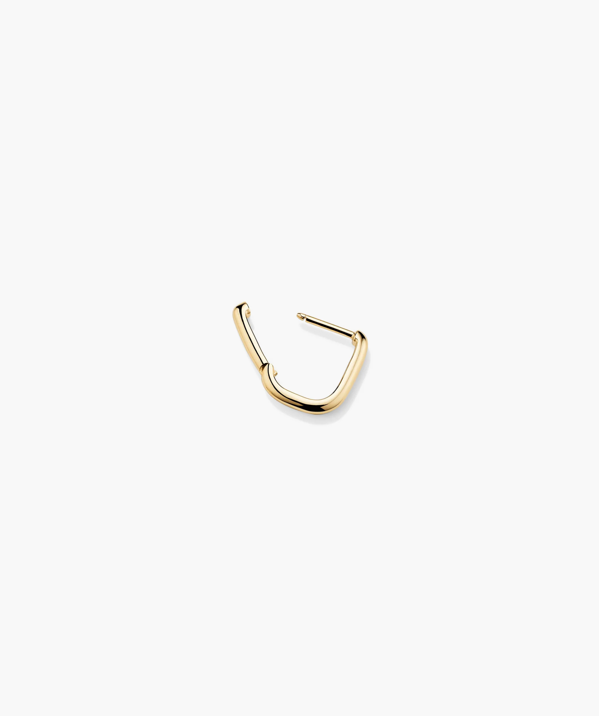 Single Huggie U Hoop - Image 4
