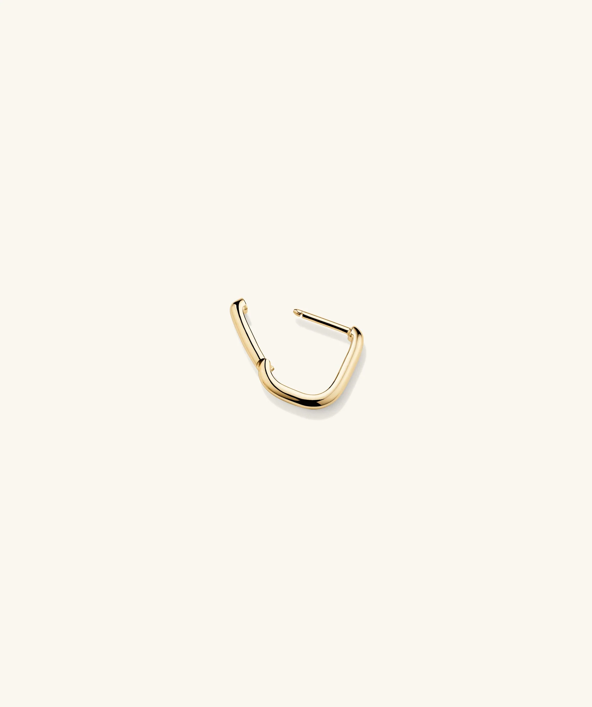 Single Huggie U Hoop - Image 6