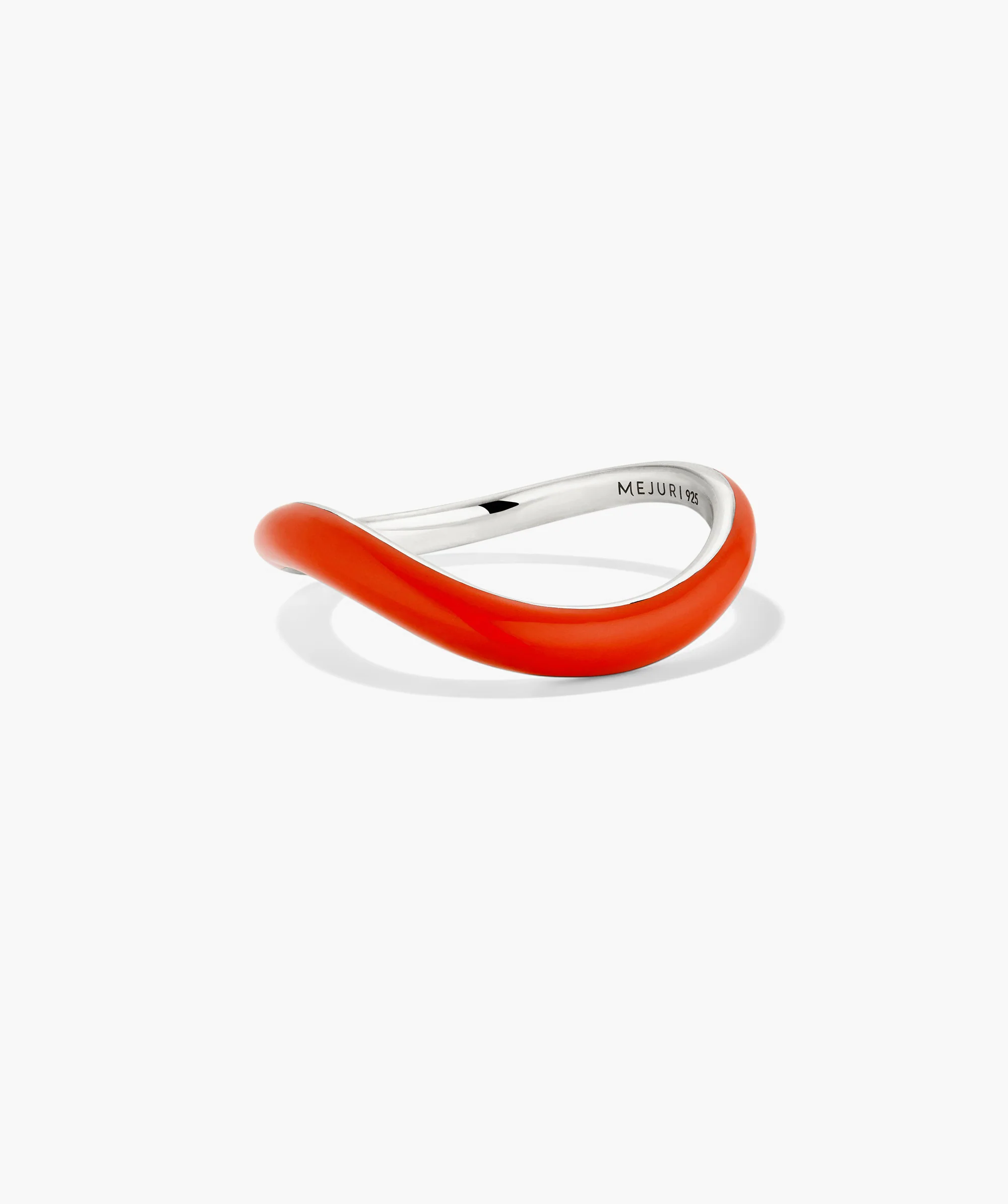 Slim Enamel Dôme Figure Ring - Image 5
