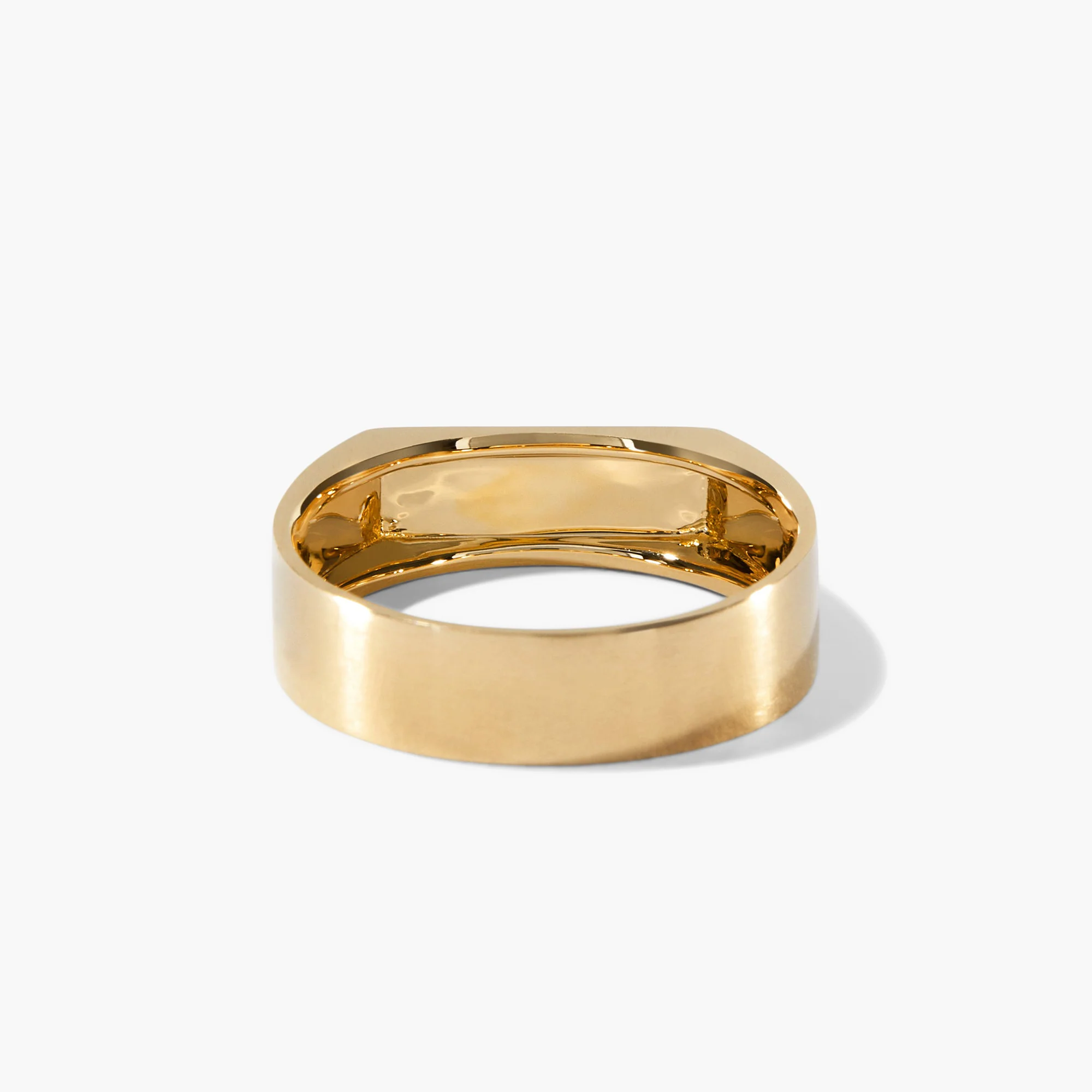 Slim Rectangular Signet Ring - Image 15