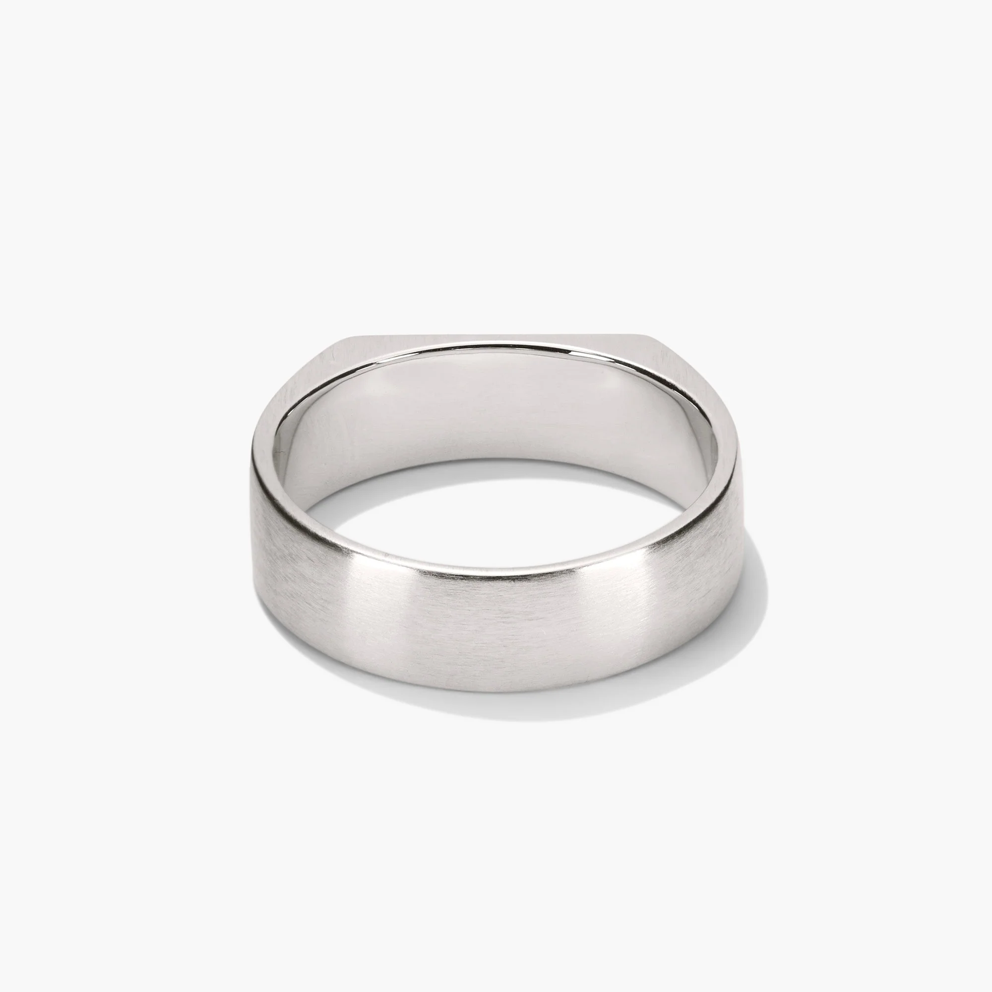 Slim Rectangular Signet Ring - Image 21