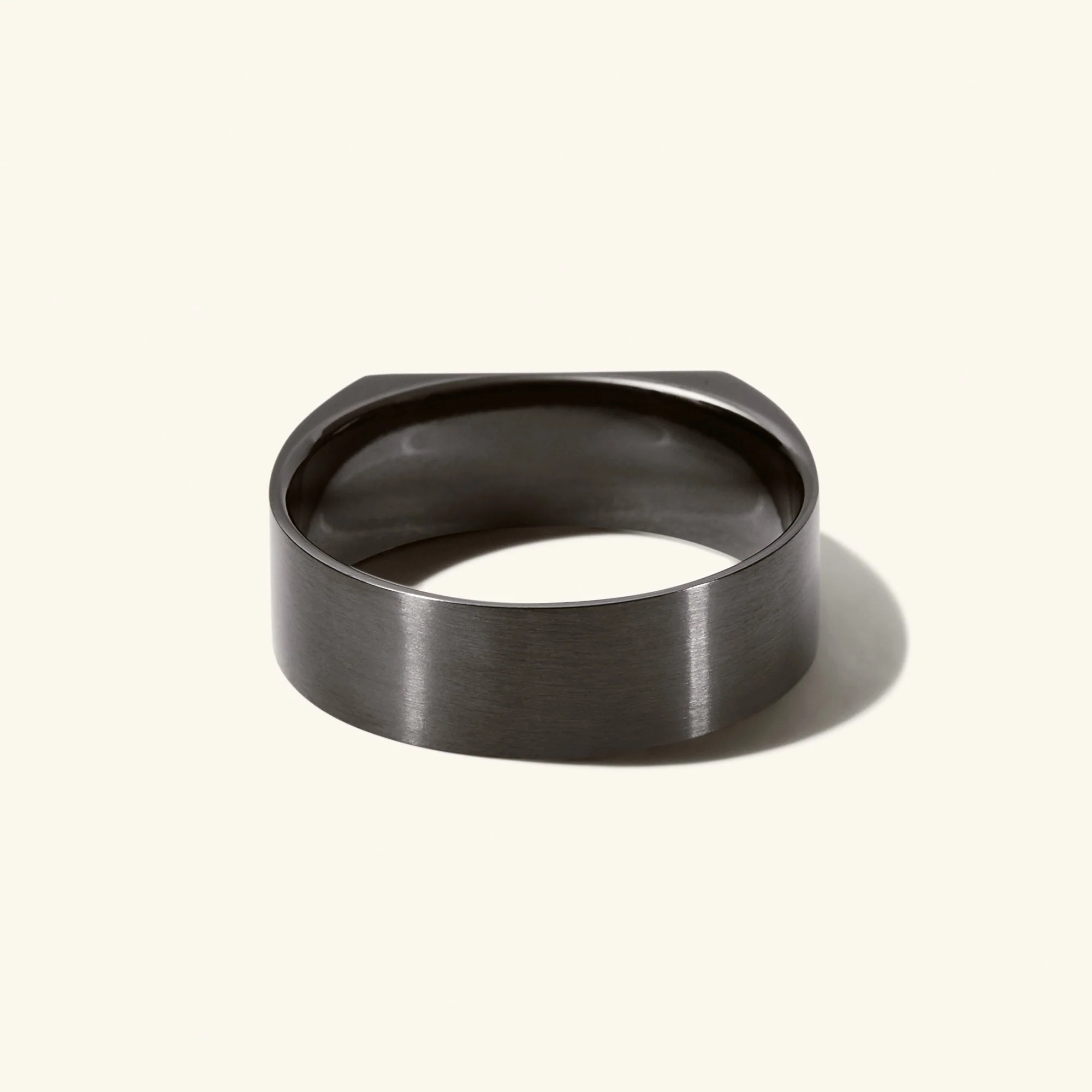 Slim Rectangular Signet Ring - Image 22