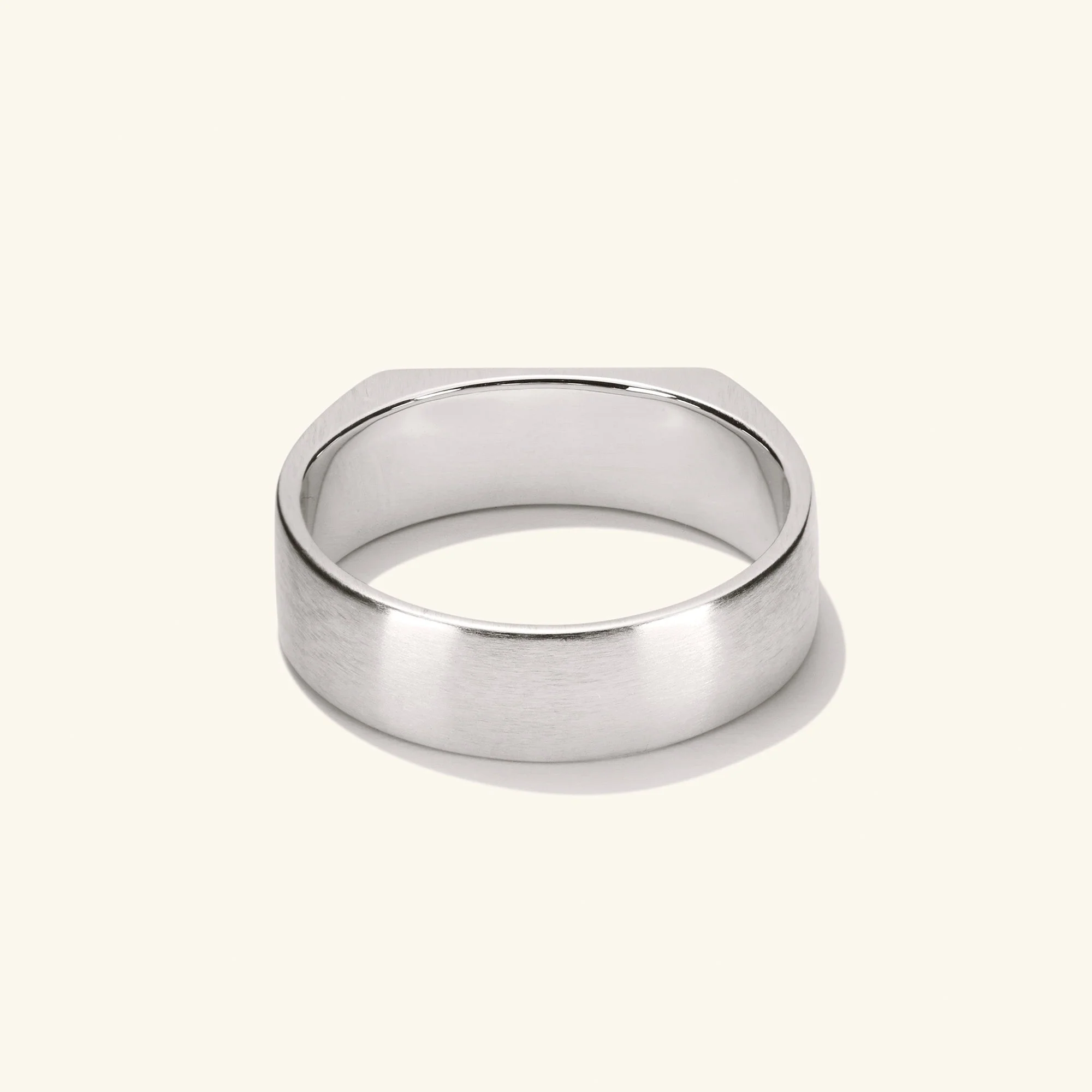 Slim Rectangular Signet Ring - Image 32