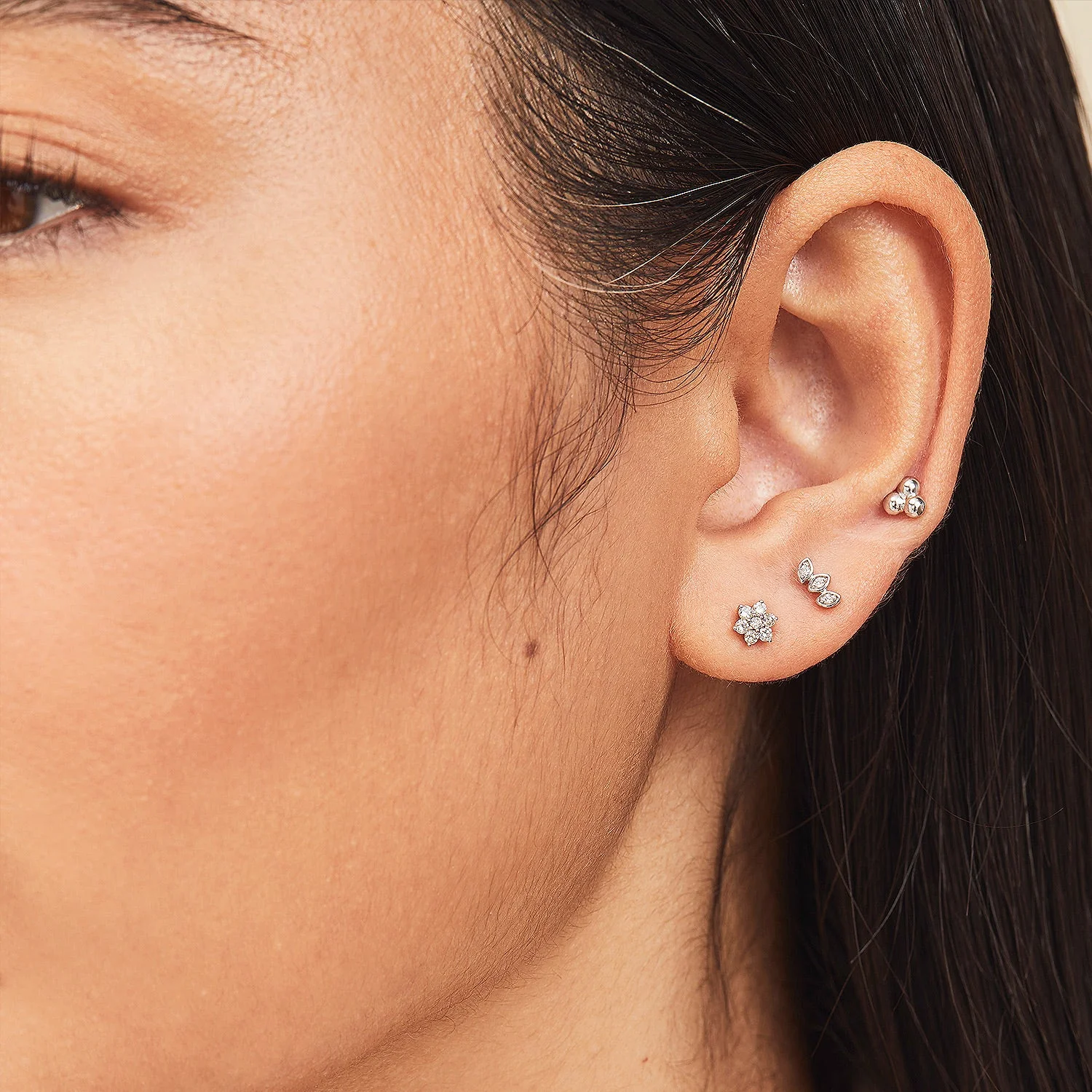 Piercing Studio - Spheres Cluster Flat Back Stud - Image 16