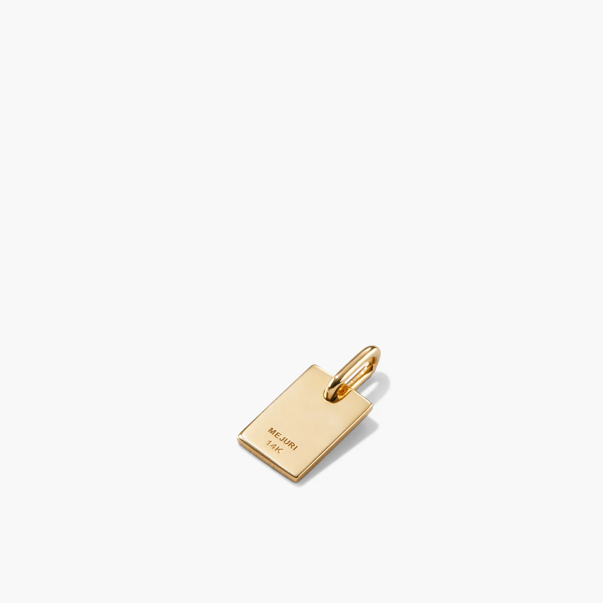 Tag Pavé Diamond Engravable Charm - Image 10